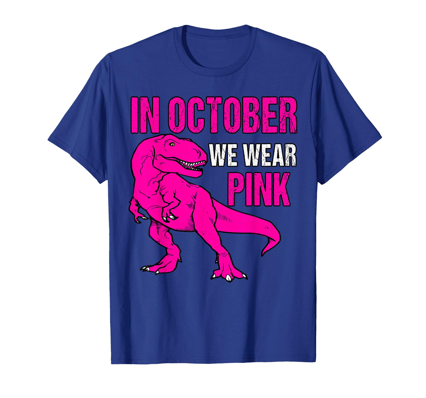 In October We Wear Pink Breast Cancer Awareness Kids Boys T-Shirt