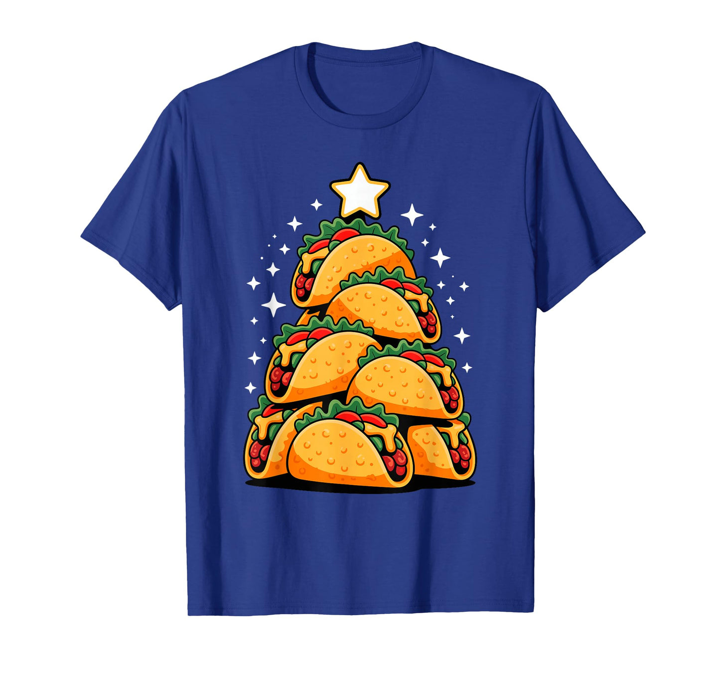 Christmas Tree Tacos Mexican Food Taco T-Shirt