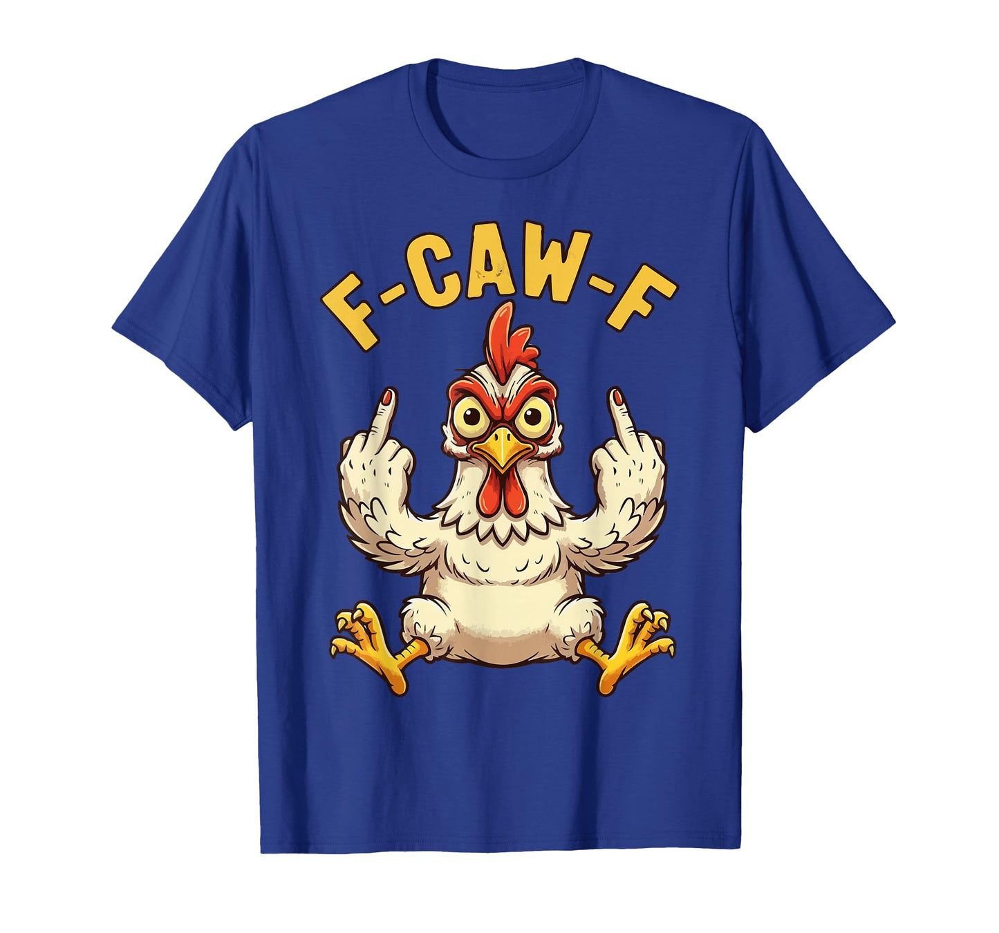 F-CAW-F Dark Humor Graphic Meme Funny Black T-Shirt