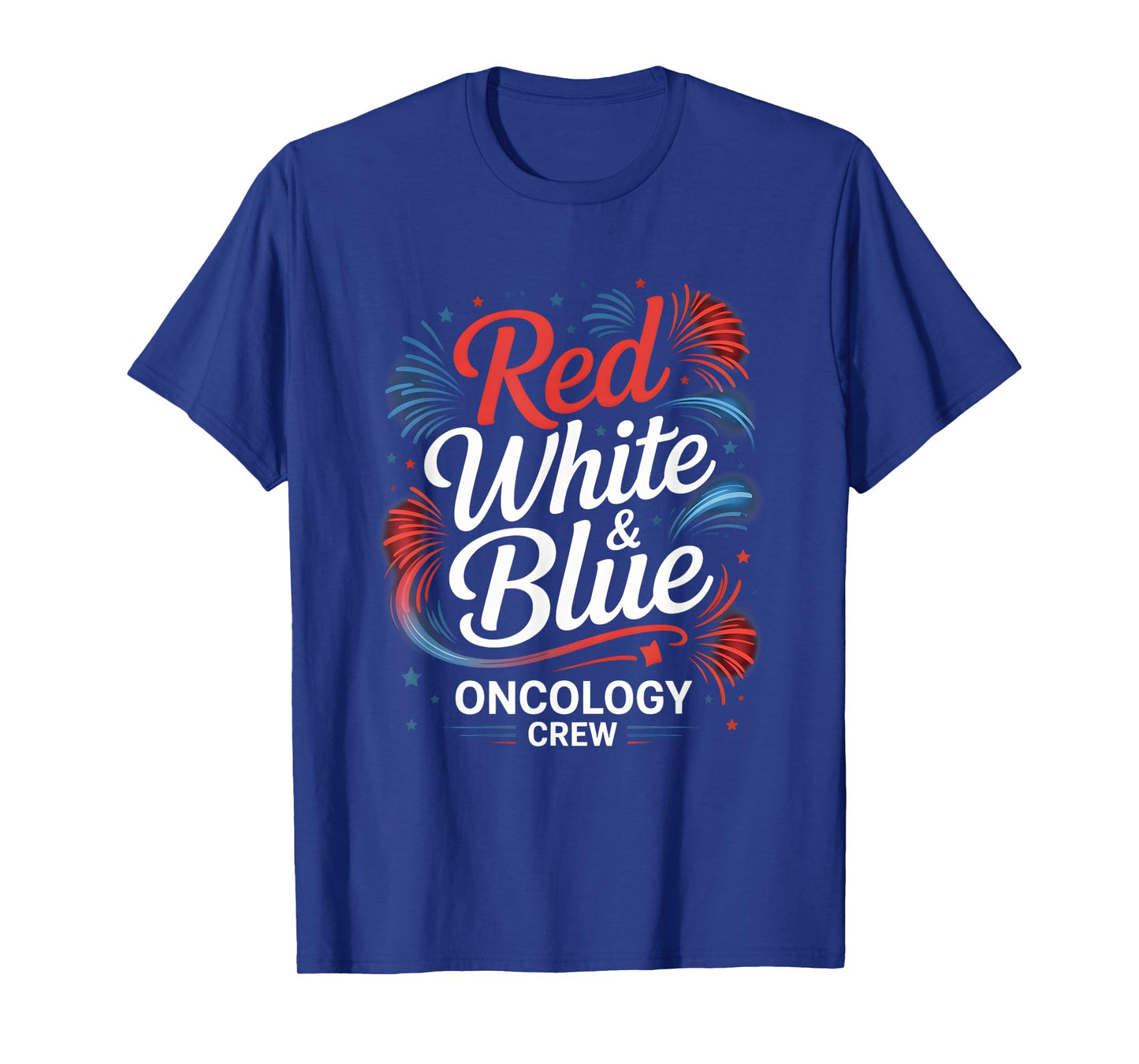 Patriotic Oncology Nurse 4th of July American Flag Design T-Shirt