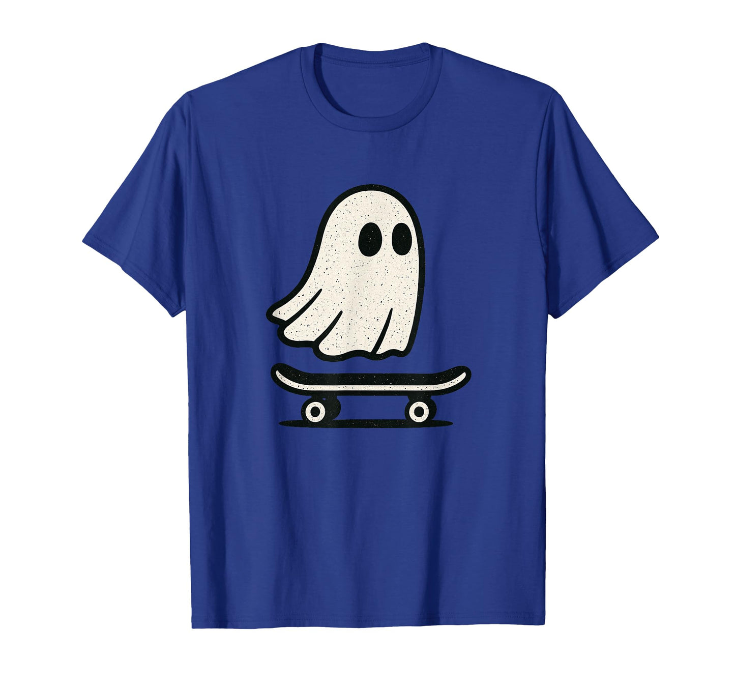 Ghost On Skateboard Funny Halloween Costume Men Women T-Shirt