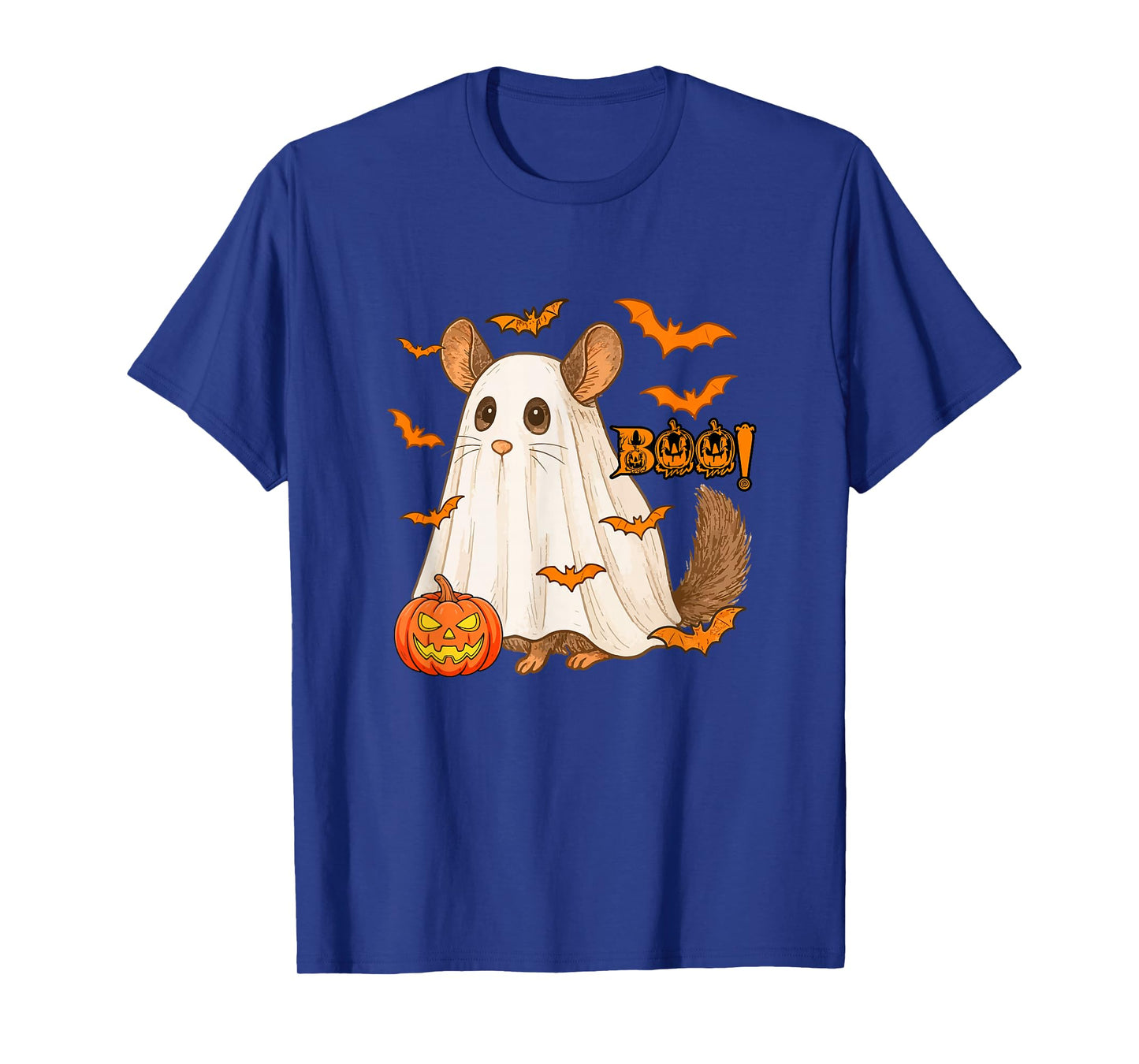 Boo Halloween Chinchilla Cosplay Ghost Costume Animal Lover T-Shirt
