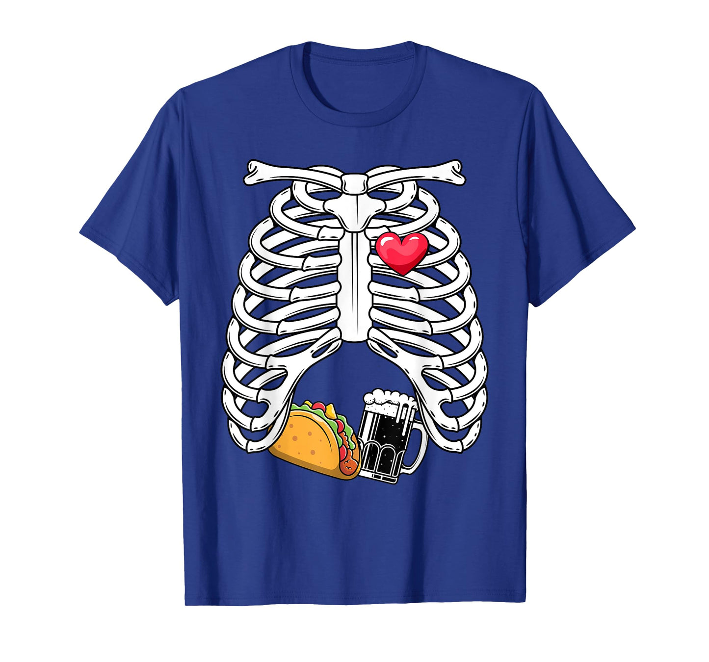Pregnancy Skeleton Pregnant Skeleton Costume Halloween T-Shirt