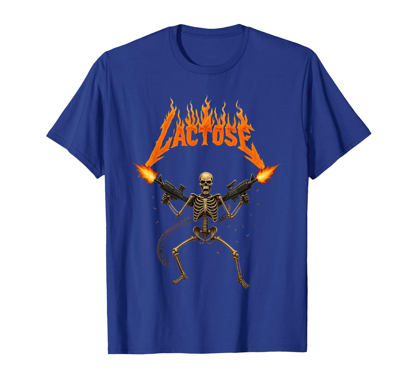 Lactose Intolerant Skeleton,Funny Sarcasm Oddly Meme T-Shirt