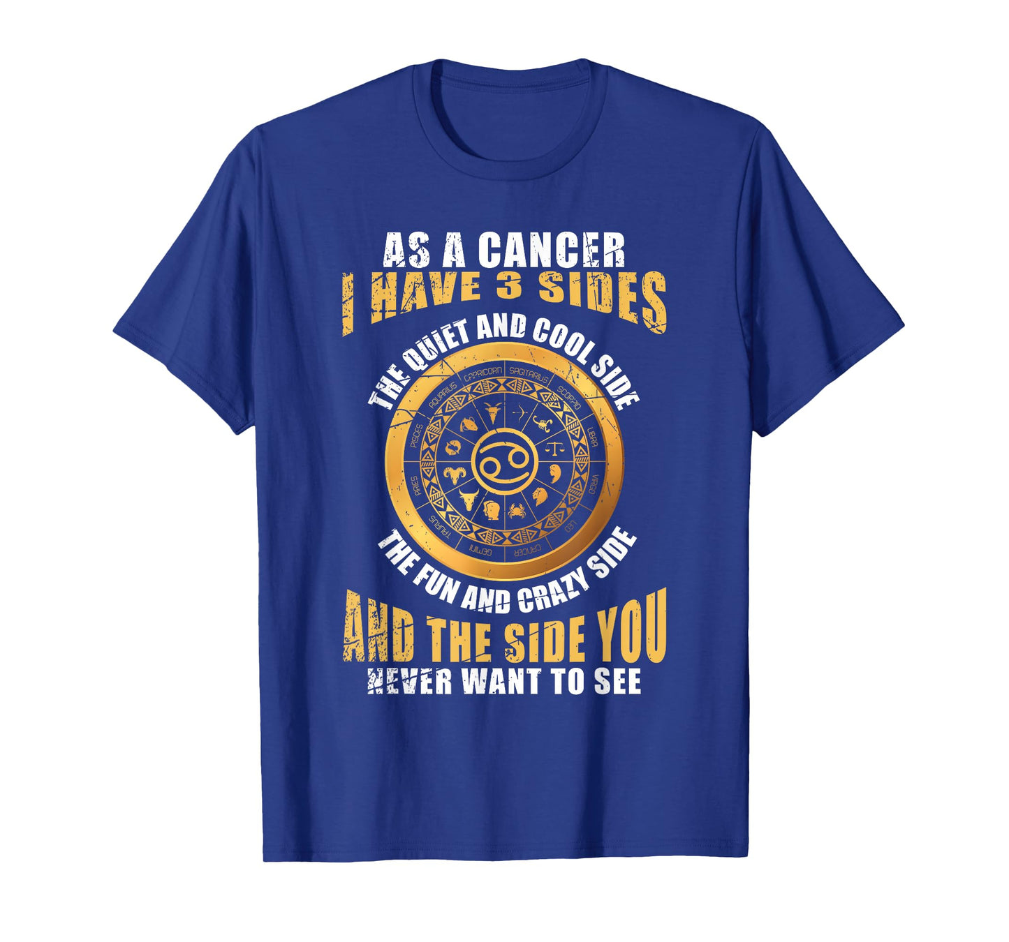 Funny Cancer Character Horoscope Cancer Gift Zodiac Sign T-Shirt