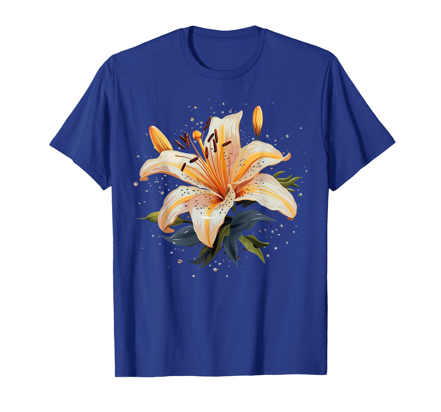 Shattered Lily flower with Lily petals T-Shirt