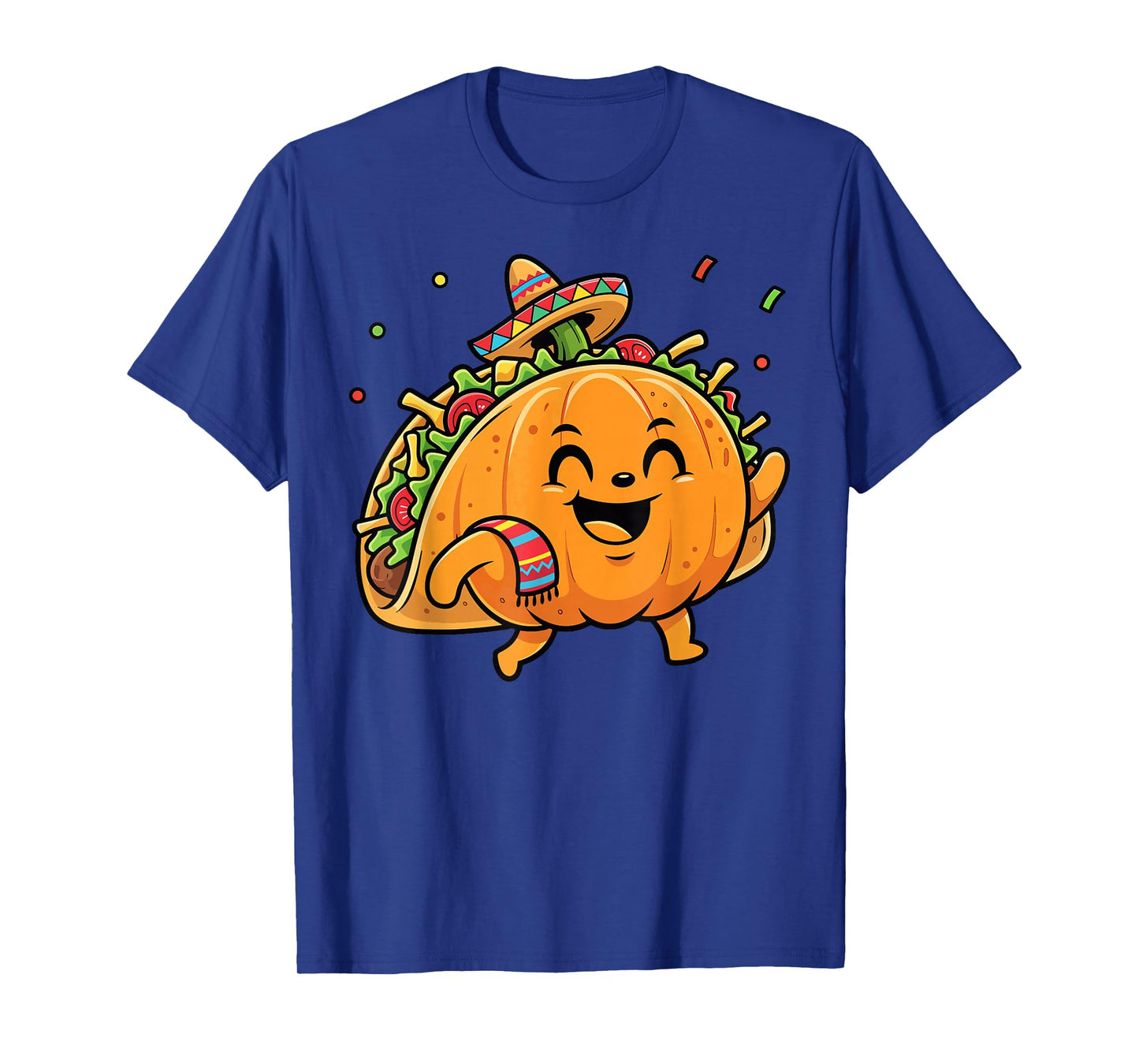 Funny Pumpkin Taco Halloween Cute Food Pun Costume T-Shirt