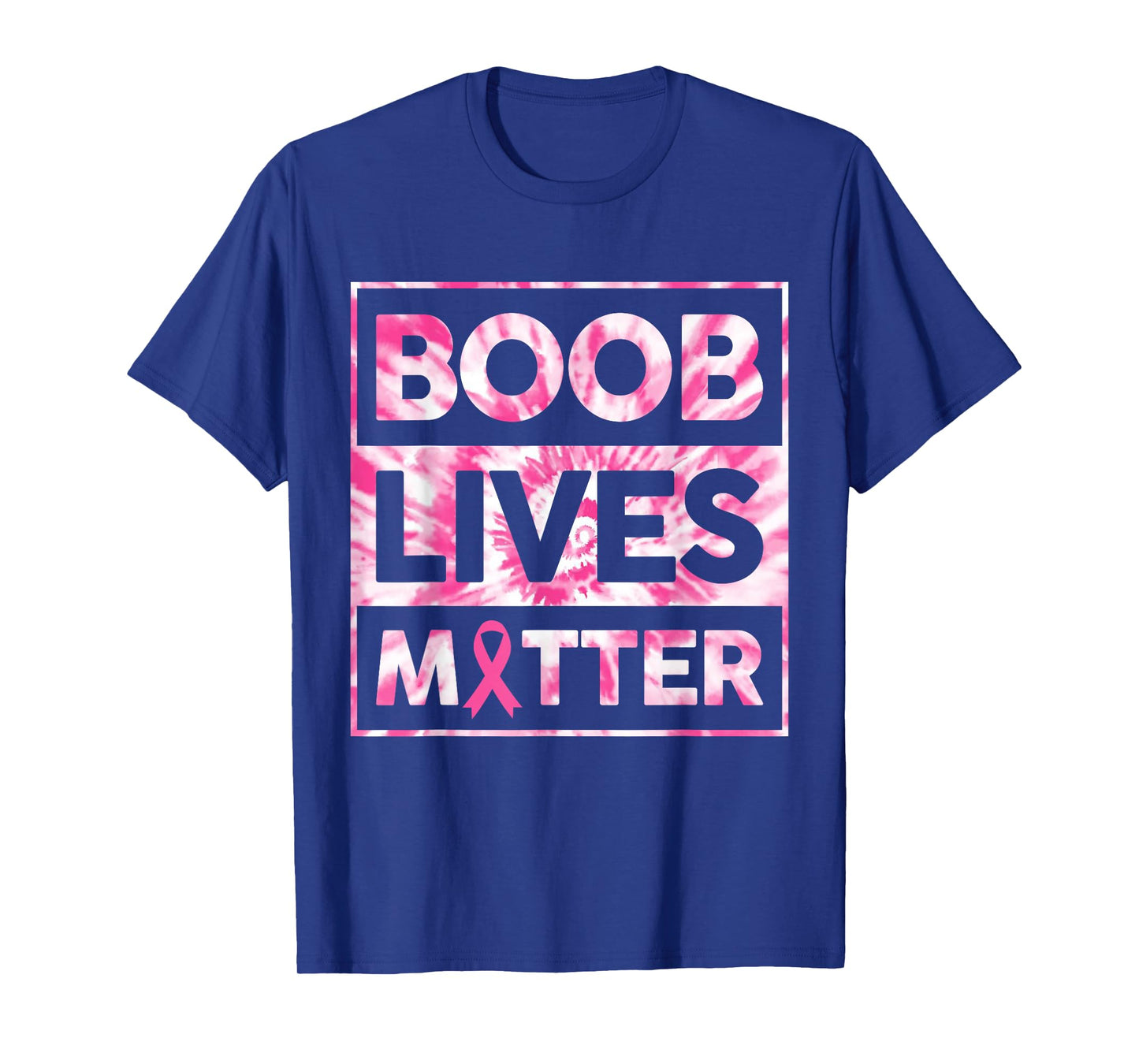 Boob Lives Matter Pink Warrior Breast Cancer Awareness Month T-Shirt
