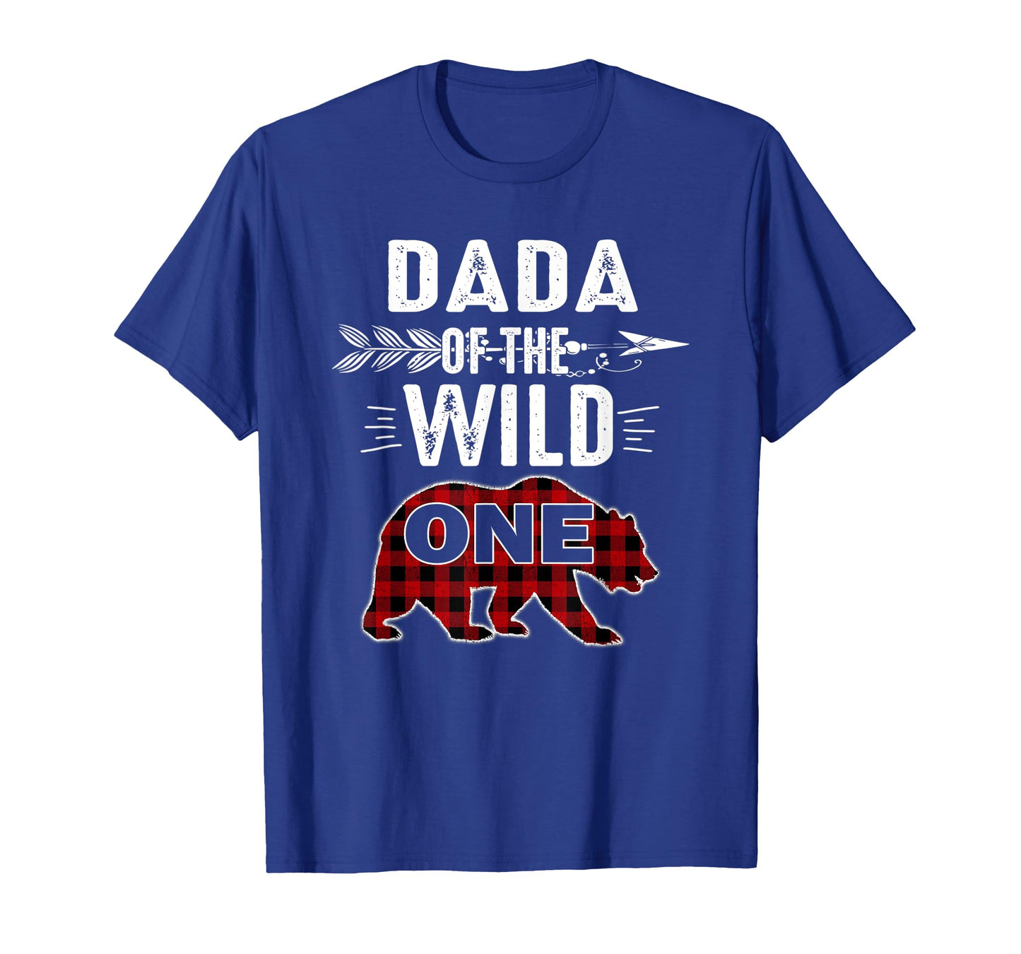 Mens Dada Of The Wild One Shirt Bear Lumberjack 1St Birthday