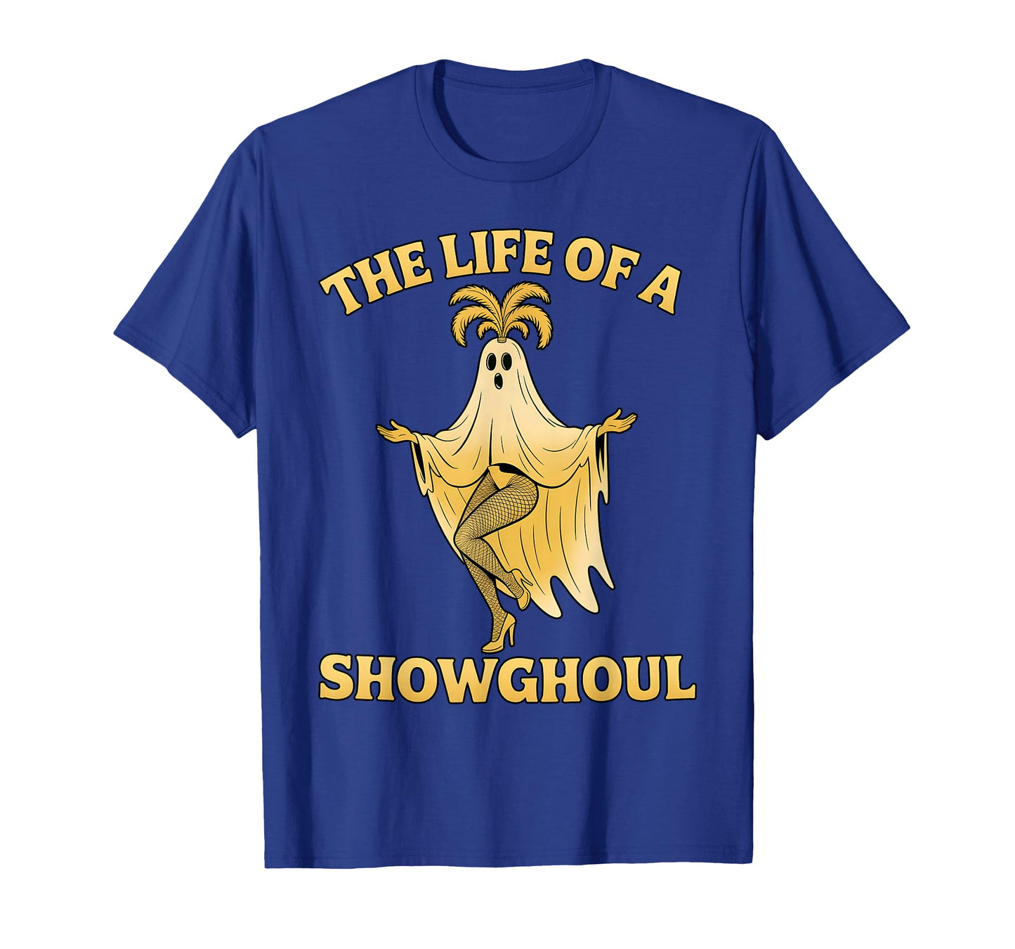 The Life of a Showghoul, Halloween Showgirl, Spooky Music T-Shirt