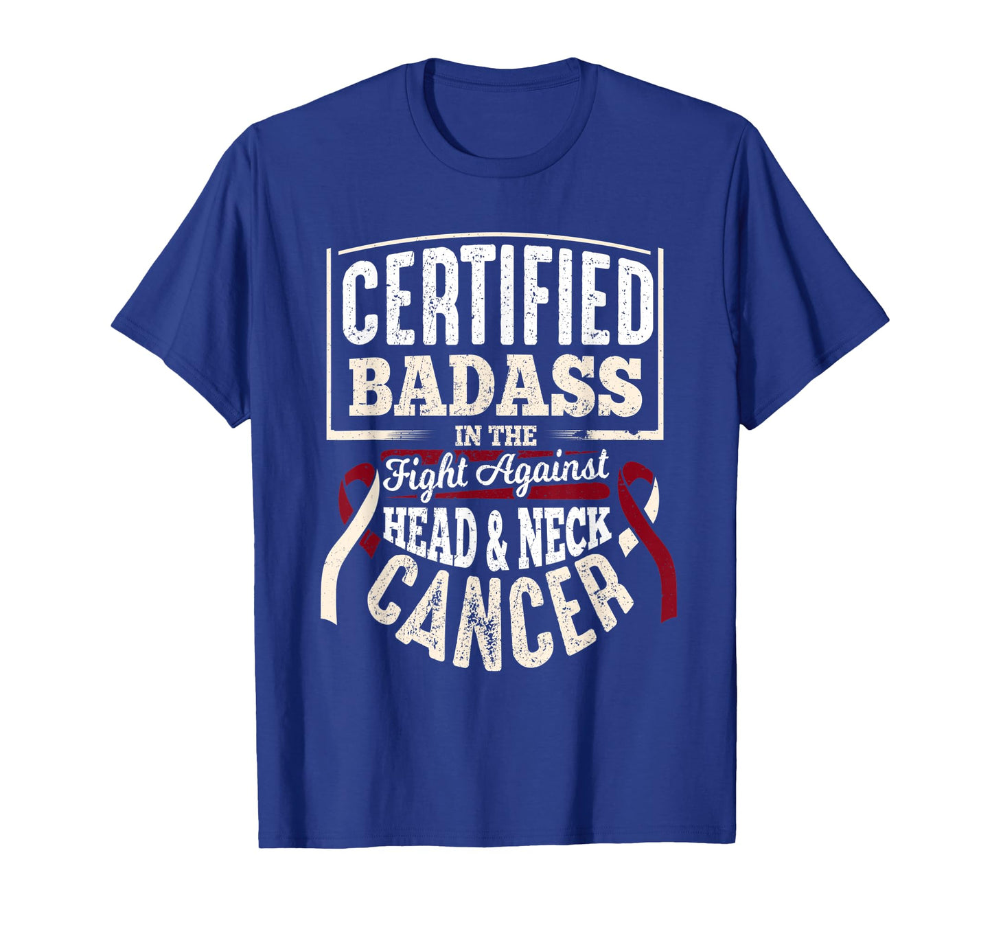 Head and Neck Awareness Shirt Certified Badass Men Gift T-Shirt