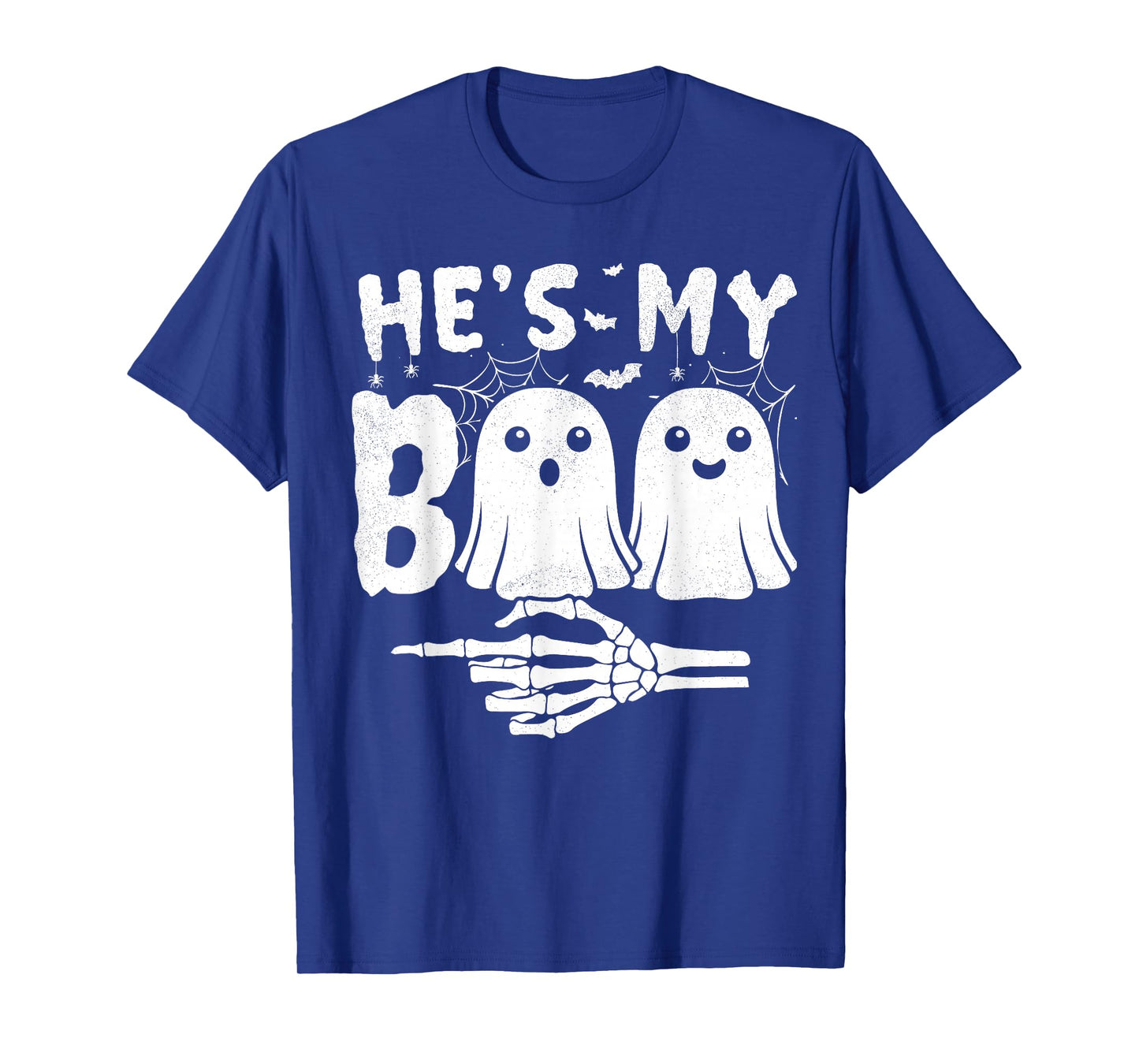 He's My Boo Funny Matching Halloween Couples for Women T-Shirt