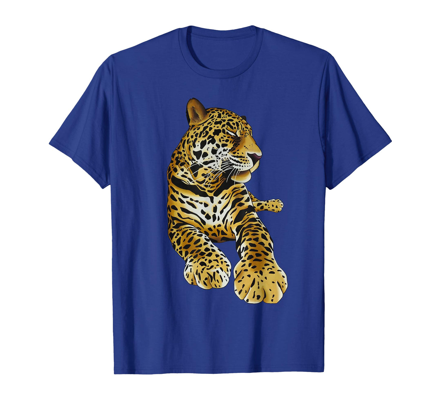 Leopard Jungle Retro Style Leopard Print Wild Cat Design T-Shirt