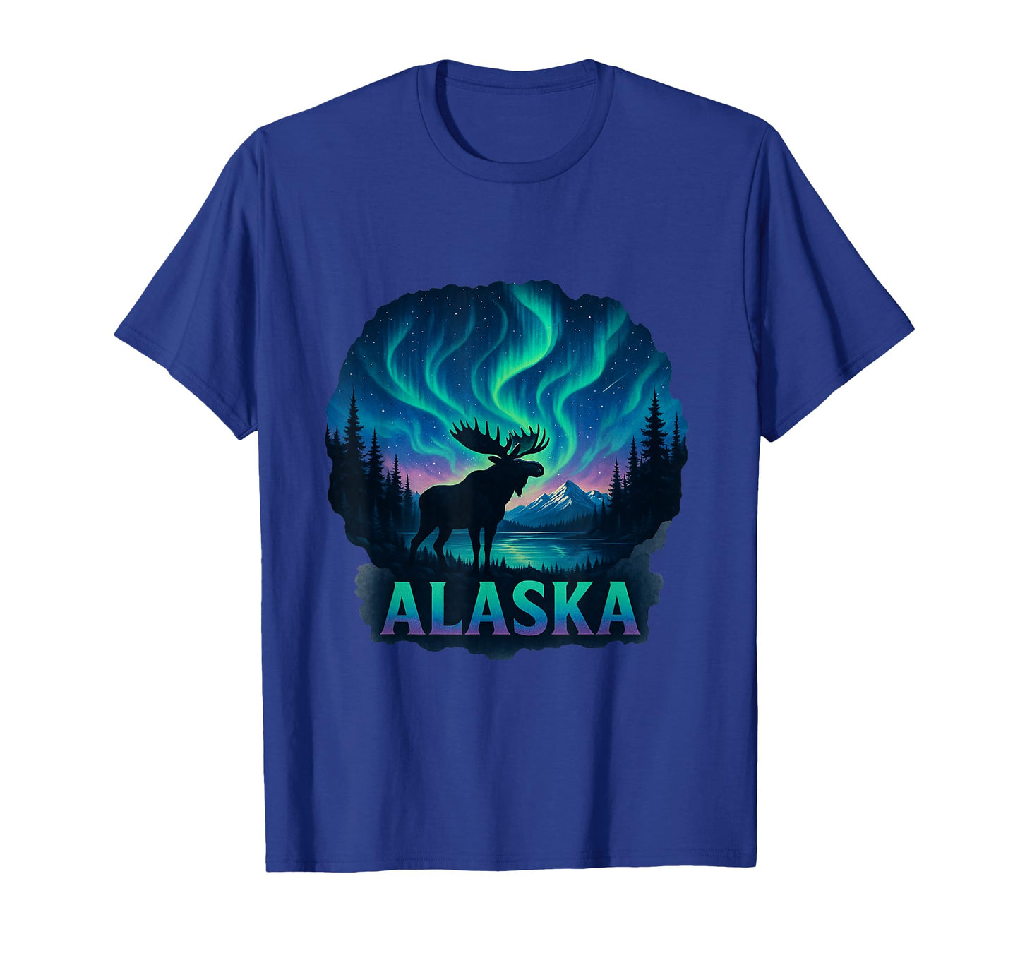 Aurora Sky Alaska Northern Lights Adventure T-Shirt