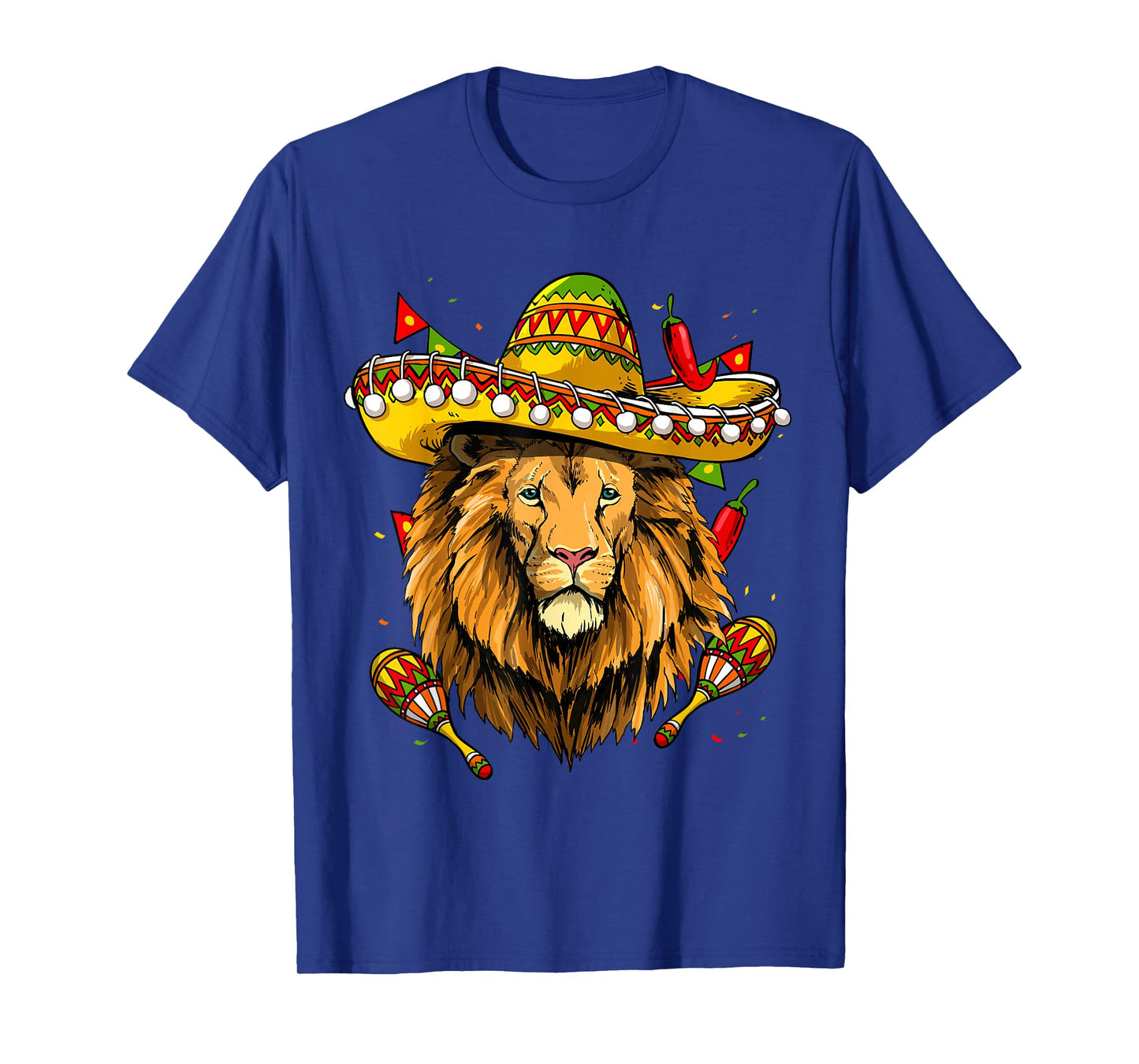 Cinco De Mayo Shirt Poncho Lion Head Mexican Fiesta Party T-Shirt