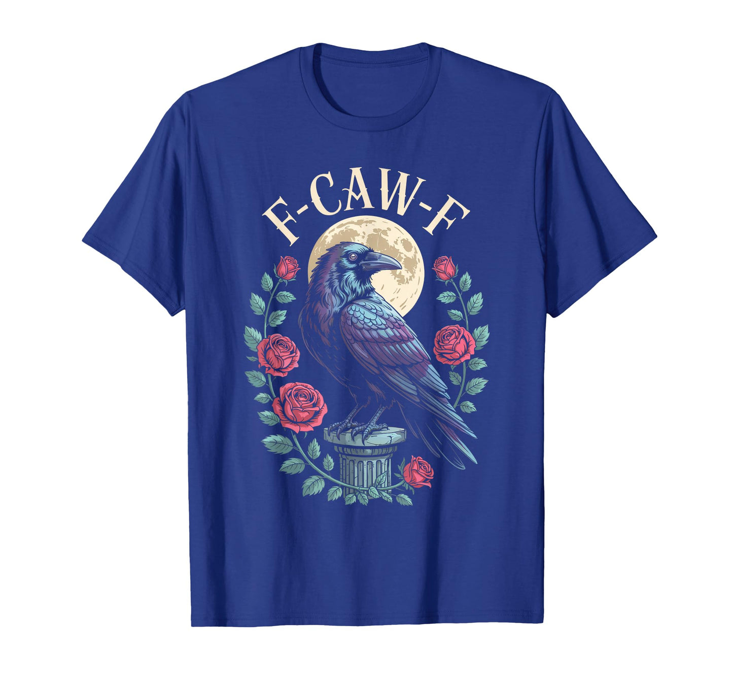 Black Crow, F-Caw-F Funny Black Bird Funny F CAW F Crow T-Shirt