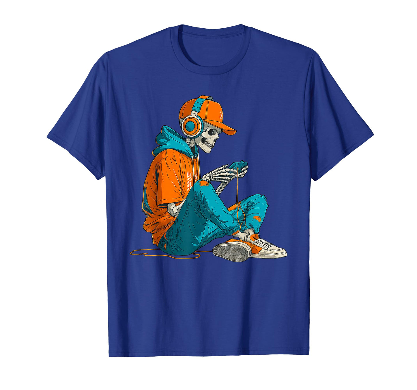 Halloween Skeleton Boys Gamer T-Shirt