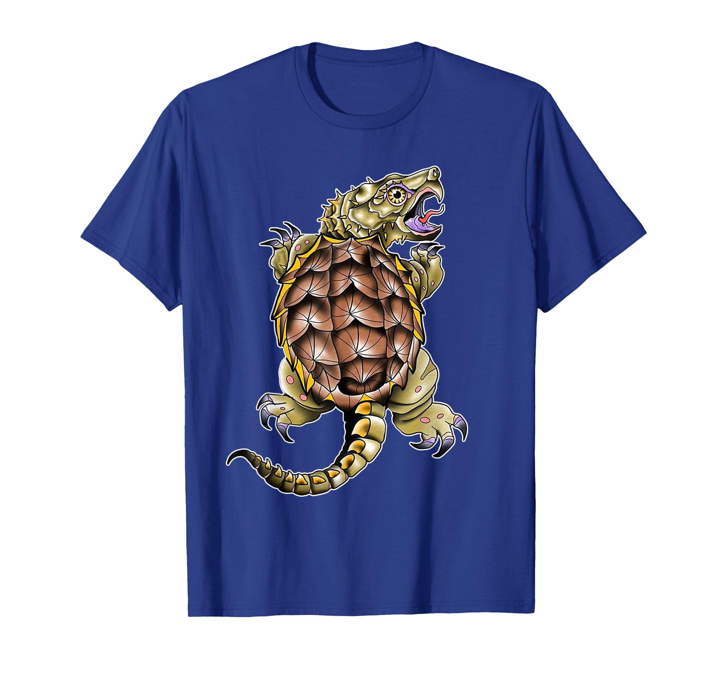Alligator Snapping Turtle Neo-Traditional Tattoo Flash T-Shirt