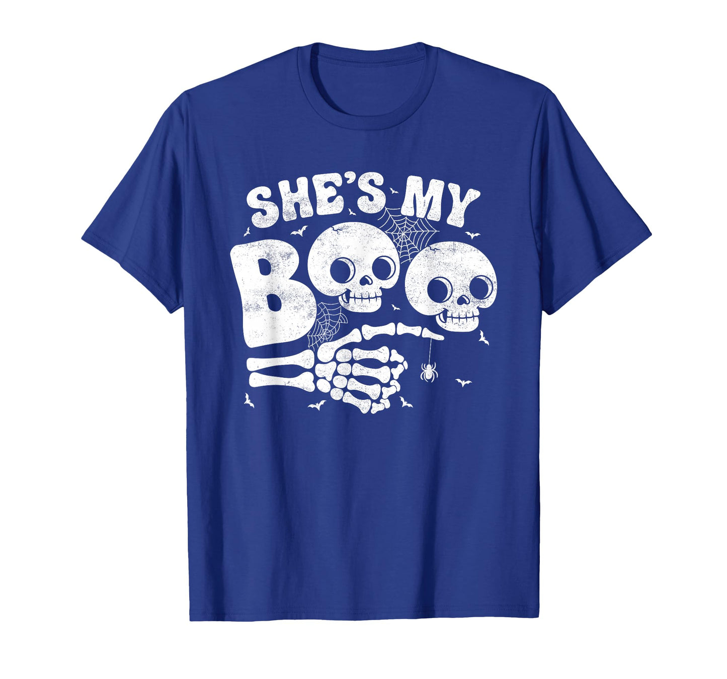 She’s My Boo Skeleton Couple Matching Halloween Costume T-Shirt