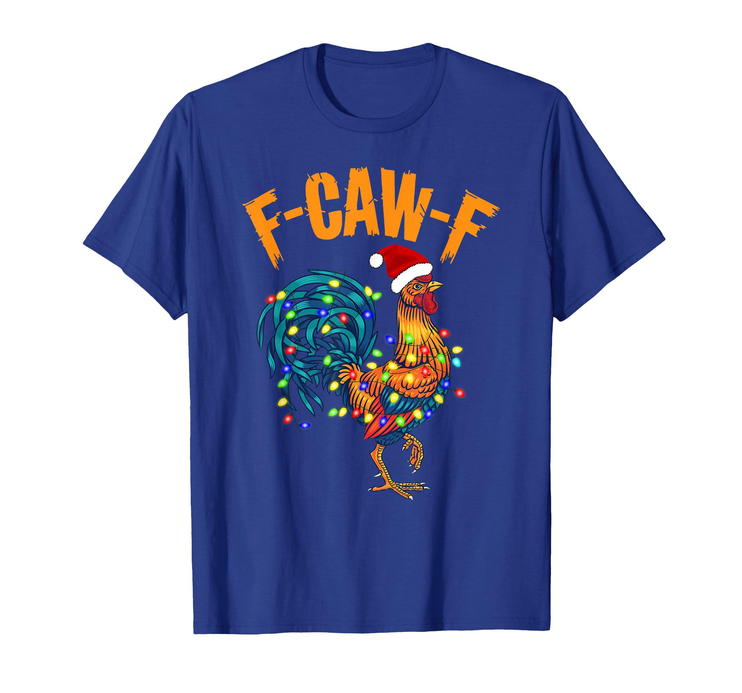 F-Caw-F Funny Chicken Humor Rooster Meme Christmas Pajamas T-Shirt