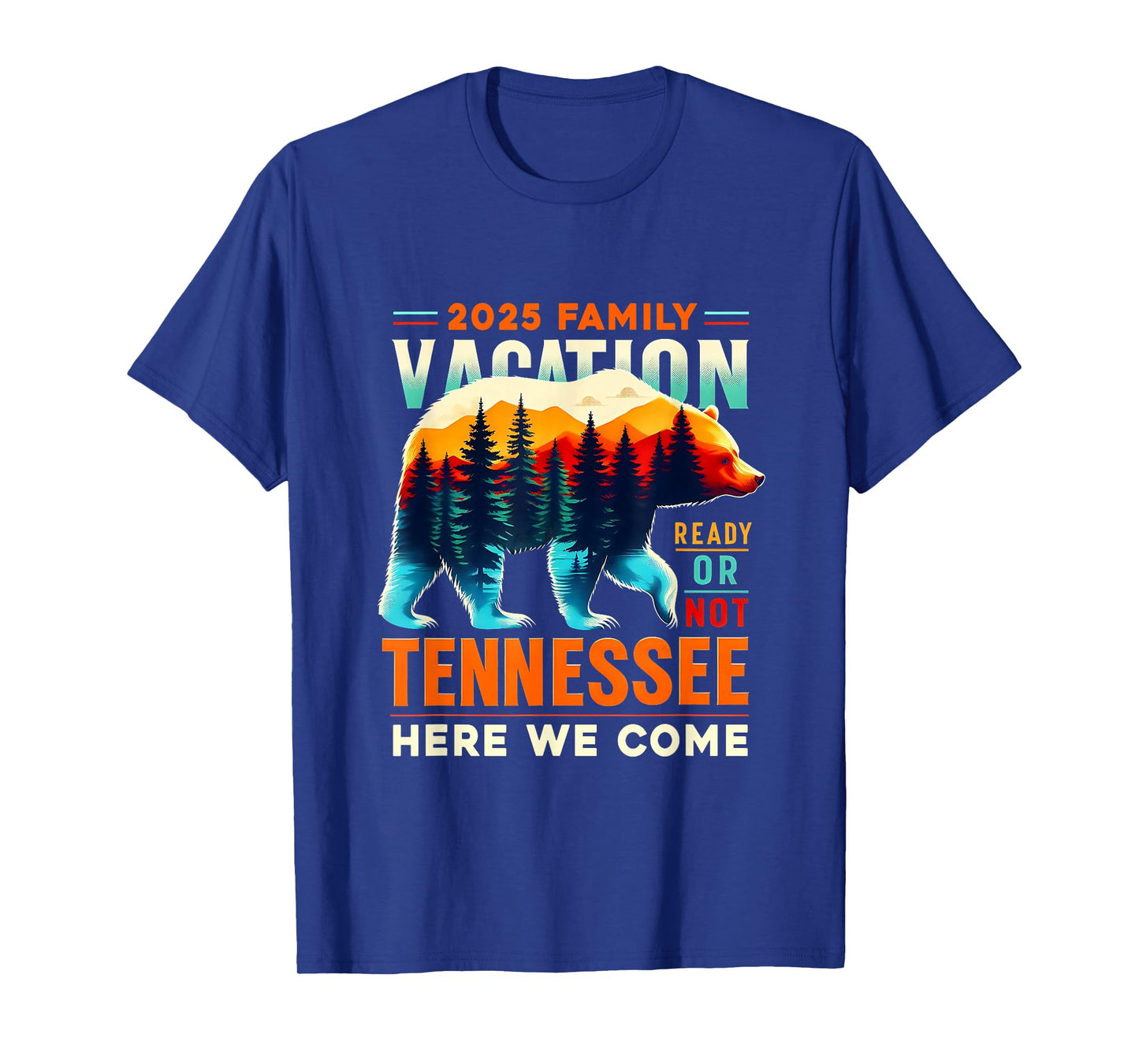 Great Smoky Mountains Tennessee Family Vacation 2025 Trip T-Shirt