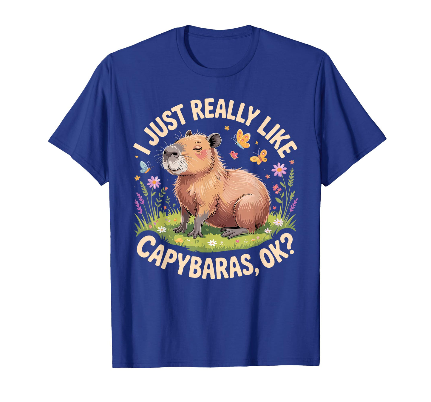 Funny Capybara Art for Men Women Kids Capy Rodent Capybara T-Shirt