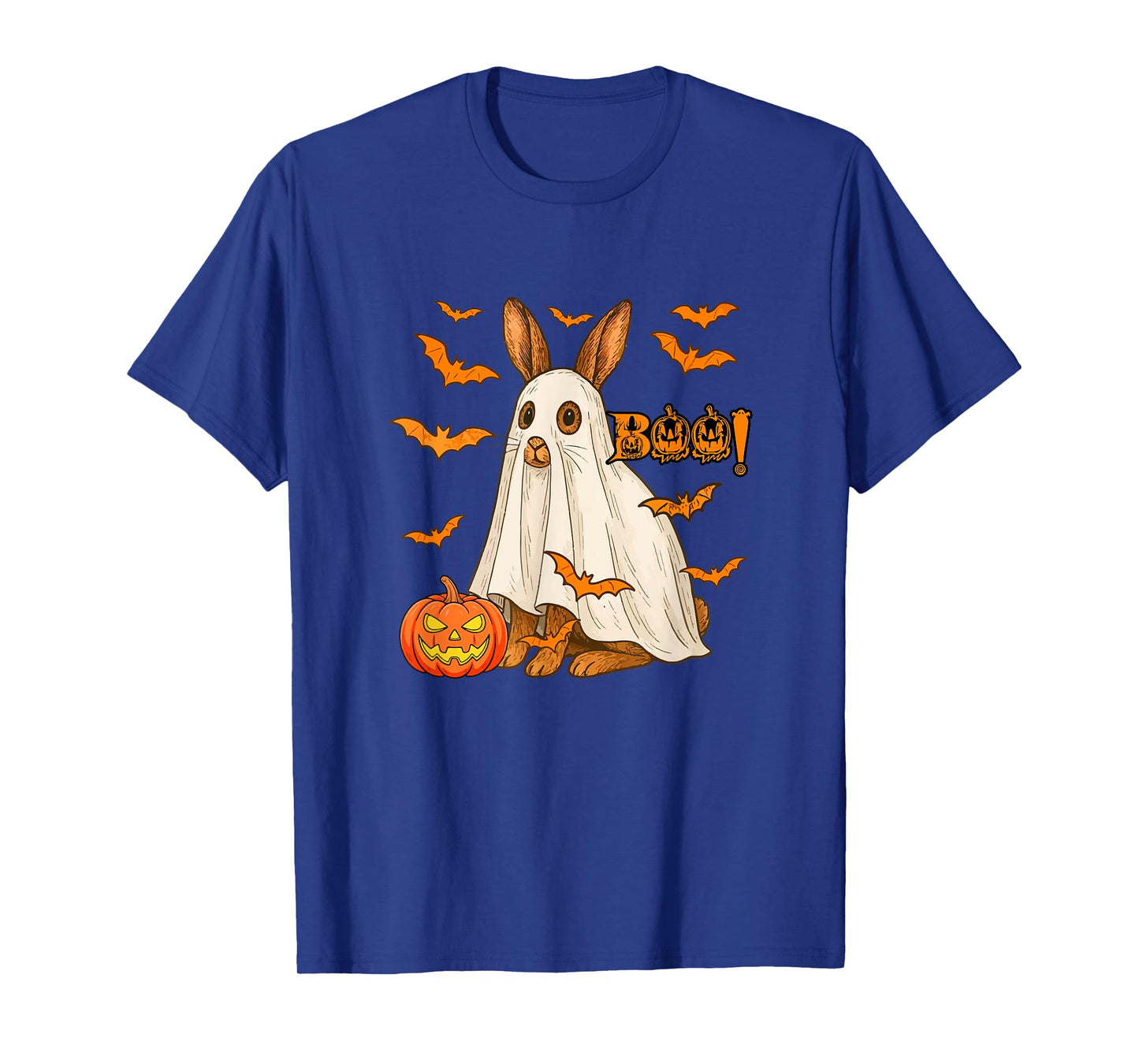 Boo Halloween Rabbit Cosplay Ghost Costume Animal Lover T-Shirt