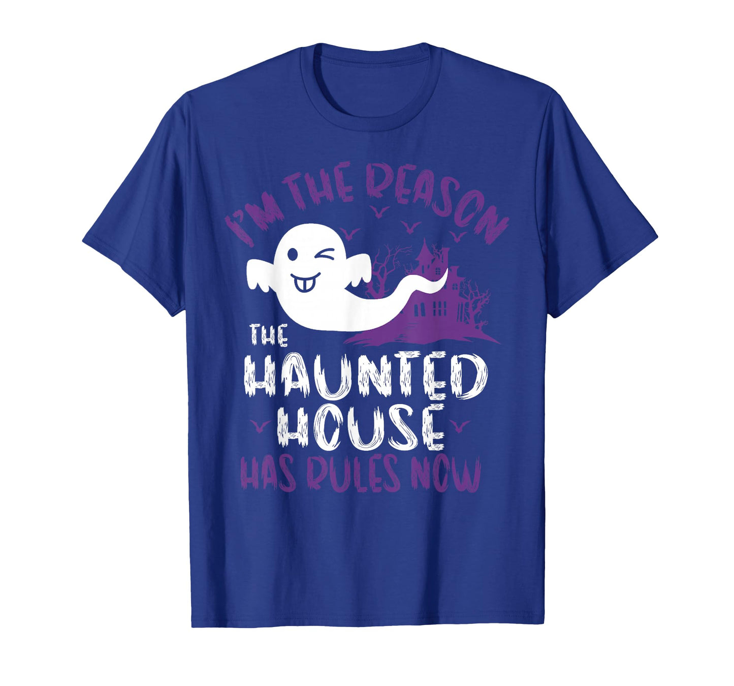 Haunted House Has Rules Halloween Spooky Haunted Season T-Shirt