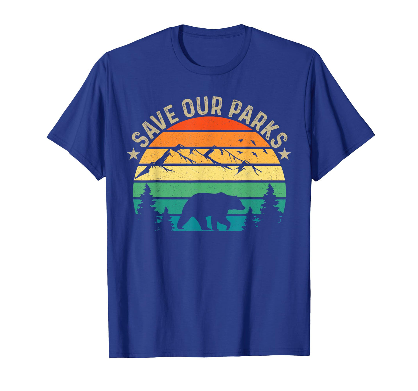 Save Our National Parks Retro Hiking T-Shirt