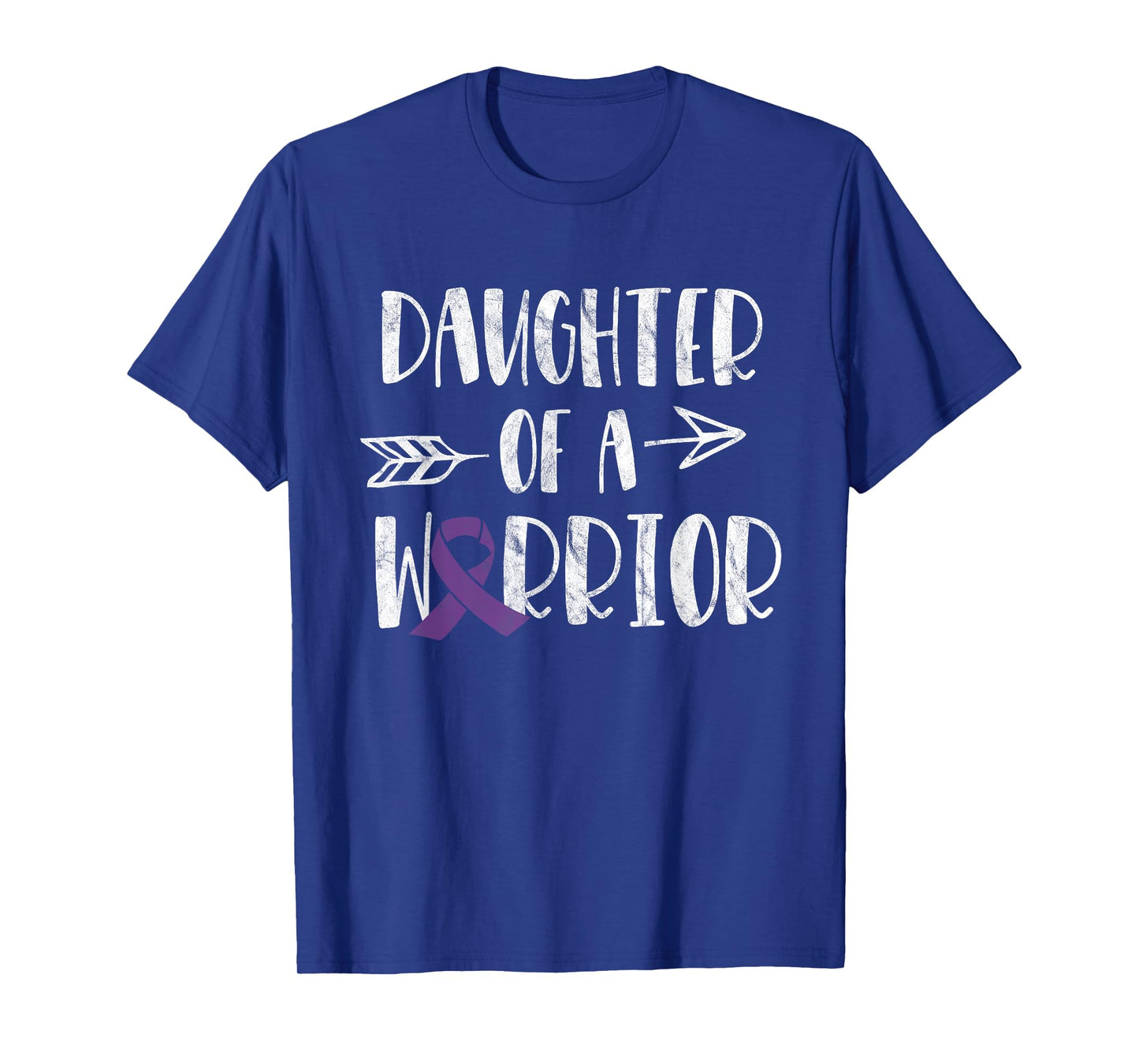 Alzheimer's Awareness Daughter Of A Warrior Dementia T-Shirt
