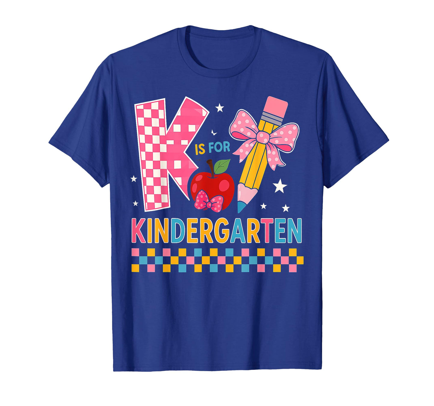 K Is For Kindergarten Teacher Coquette Bow Back to School T-Shirt