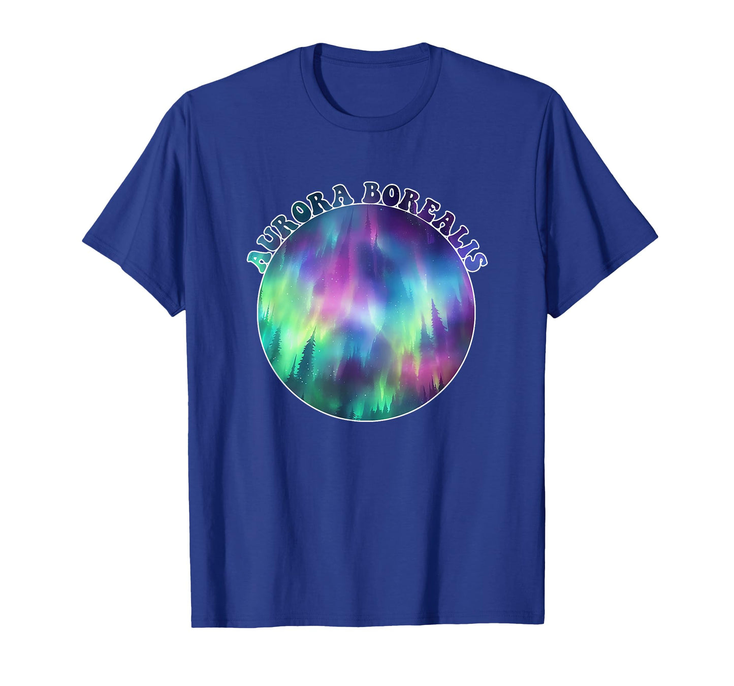 Aurora Borealis Northern Light Souvenir Adults Kids Women T-Shirt