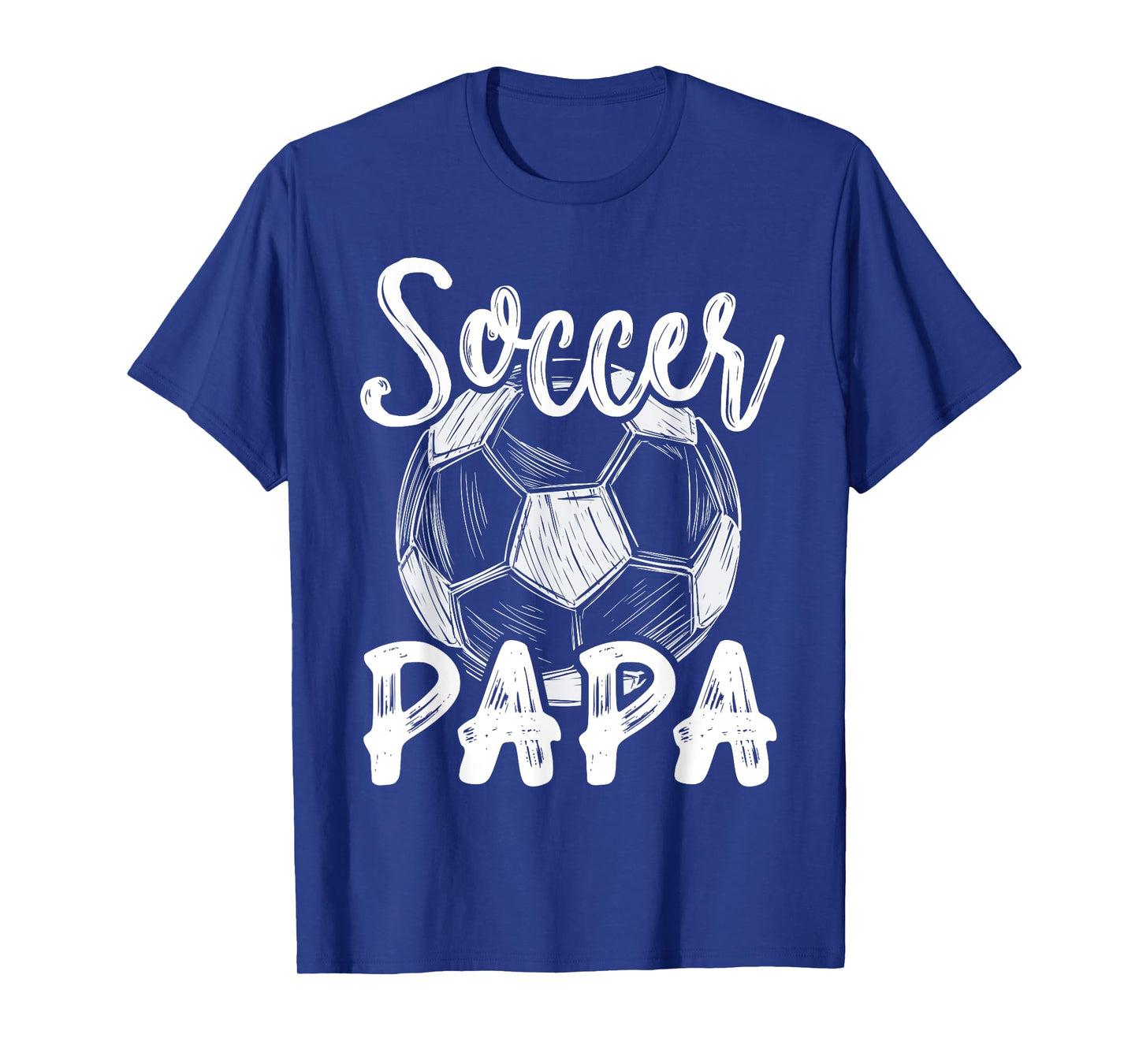 Soccer Papa For Men Family Matching Team Player Soccer Ball T-Shirt