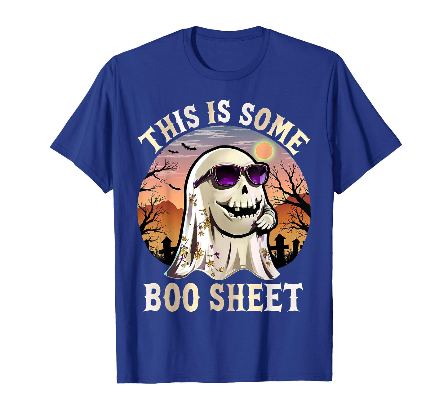 This is Some Boo Sheet Ghost Retro Funny Halloween T-Shirt