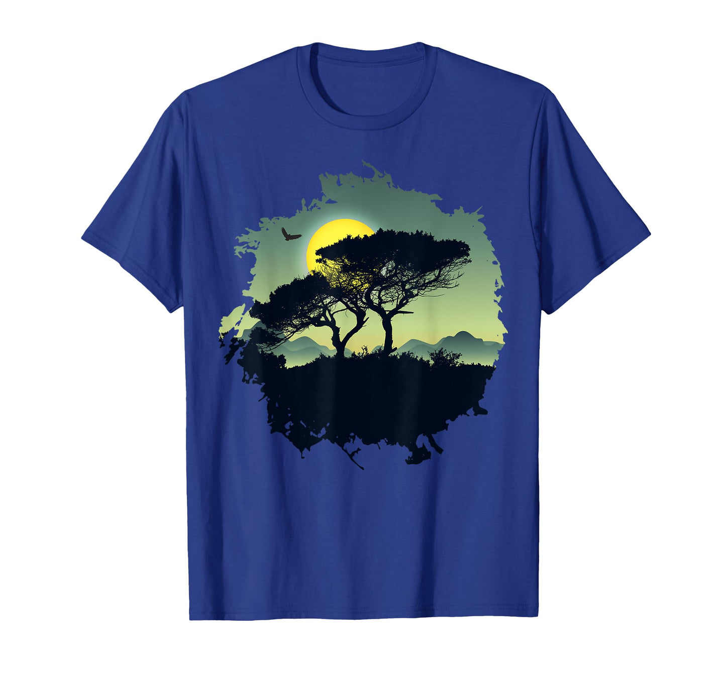 Beautiful Mountain, Nature Trees and Forest T-Shirt