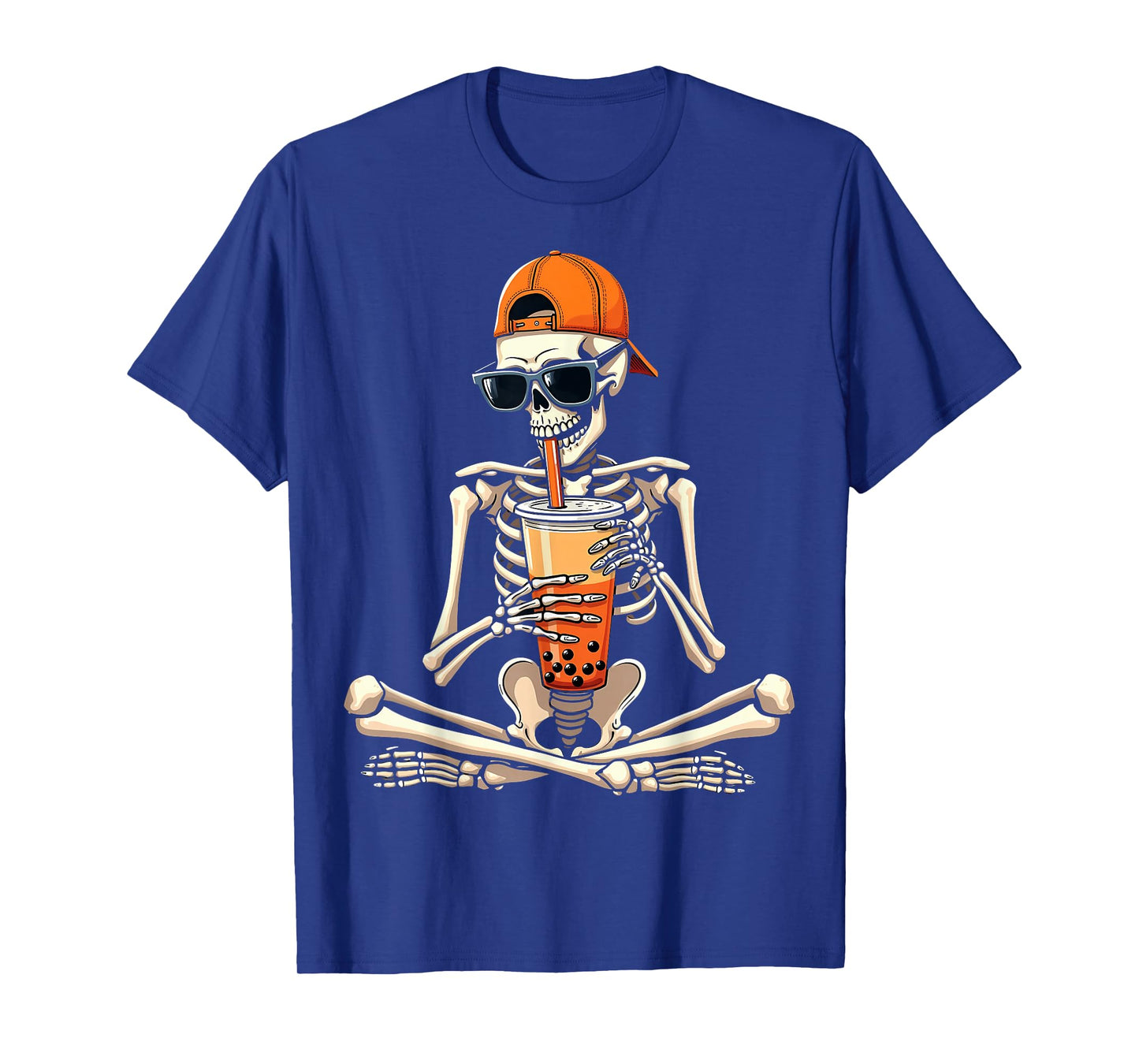 Halloween Skeleton Doomscrolling Costume T-Shirt