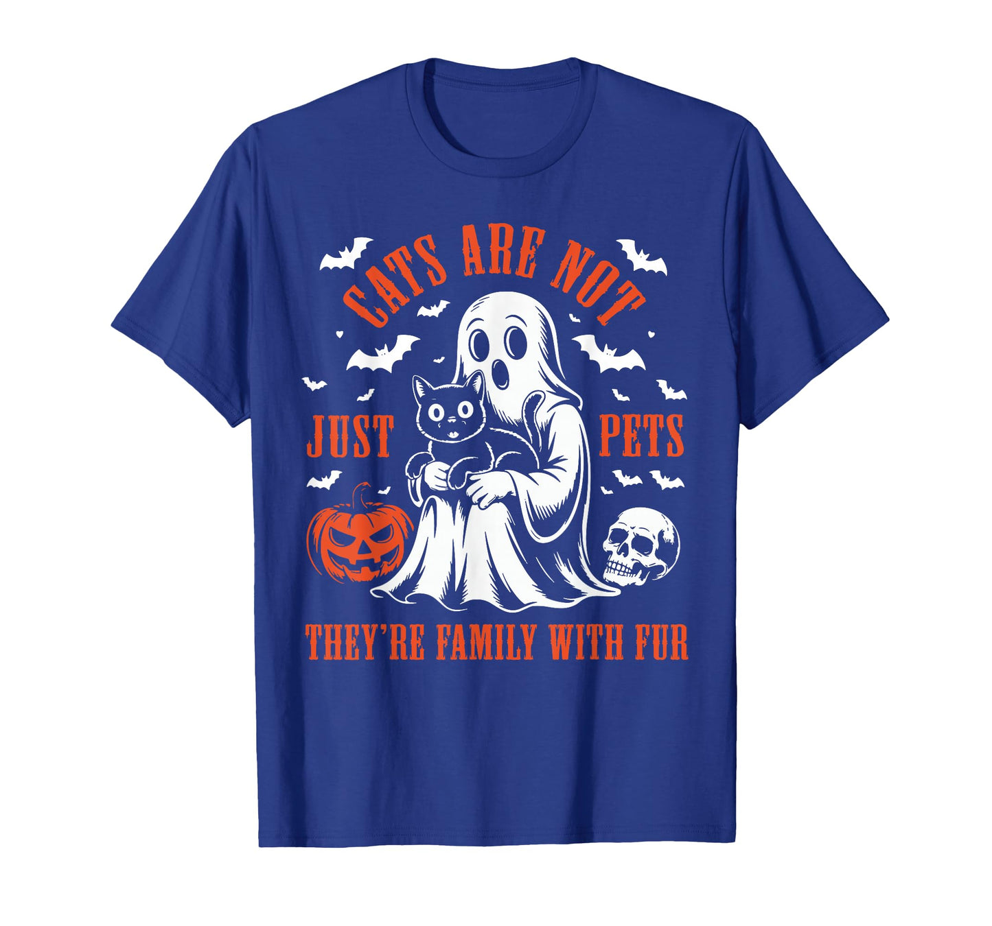 Cats are not just Pets, Funny Fur Parent Pet Halloween Cat T-Shirt