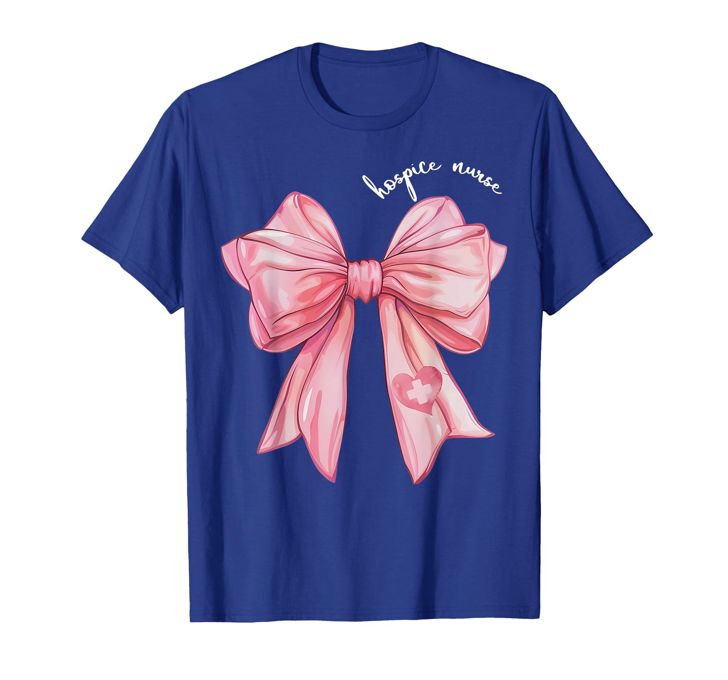 Coquette Bow Hospice Nurse Hospice Aide Palliative Care T-Shirt