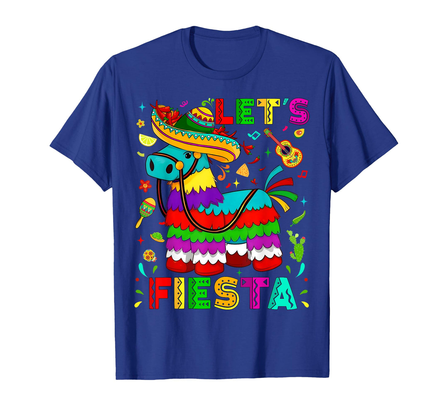 Cinco de Mayo Party Let's Fiesta Pinatas Funny Mexican Party T-Shirt