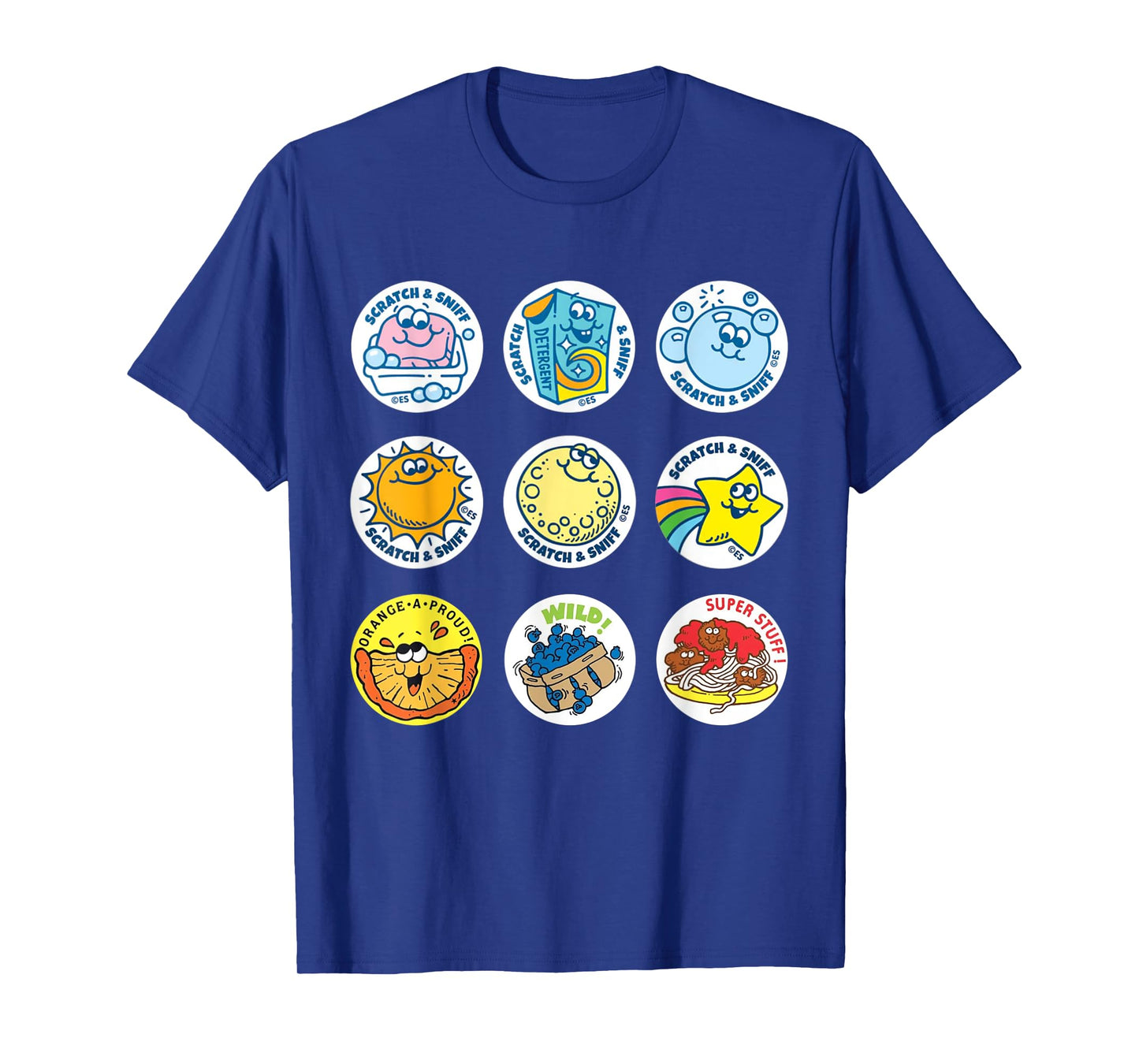 Scratch And Sniff Sticker Ice Cream, Scooper Dooper! Vintage Men Women Kids T-Shirt