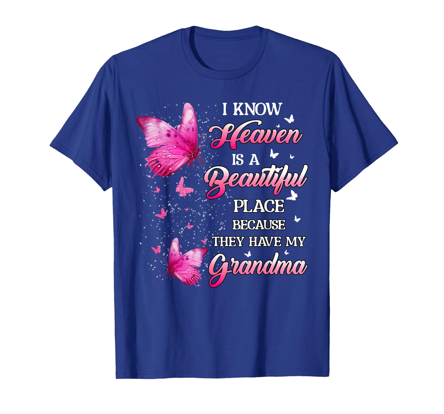 Grandma Is My Guardian Angel In Heaven Memorial Day Women T-Shirt