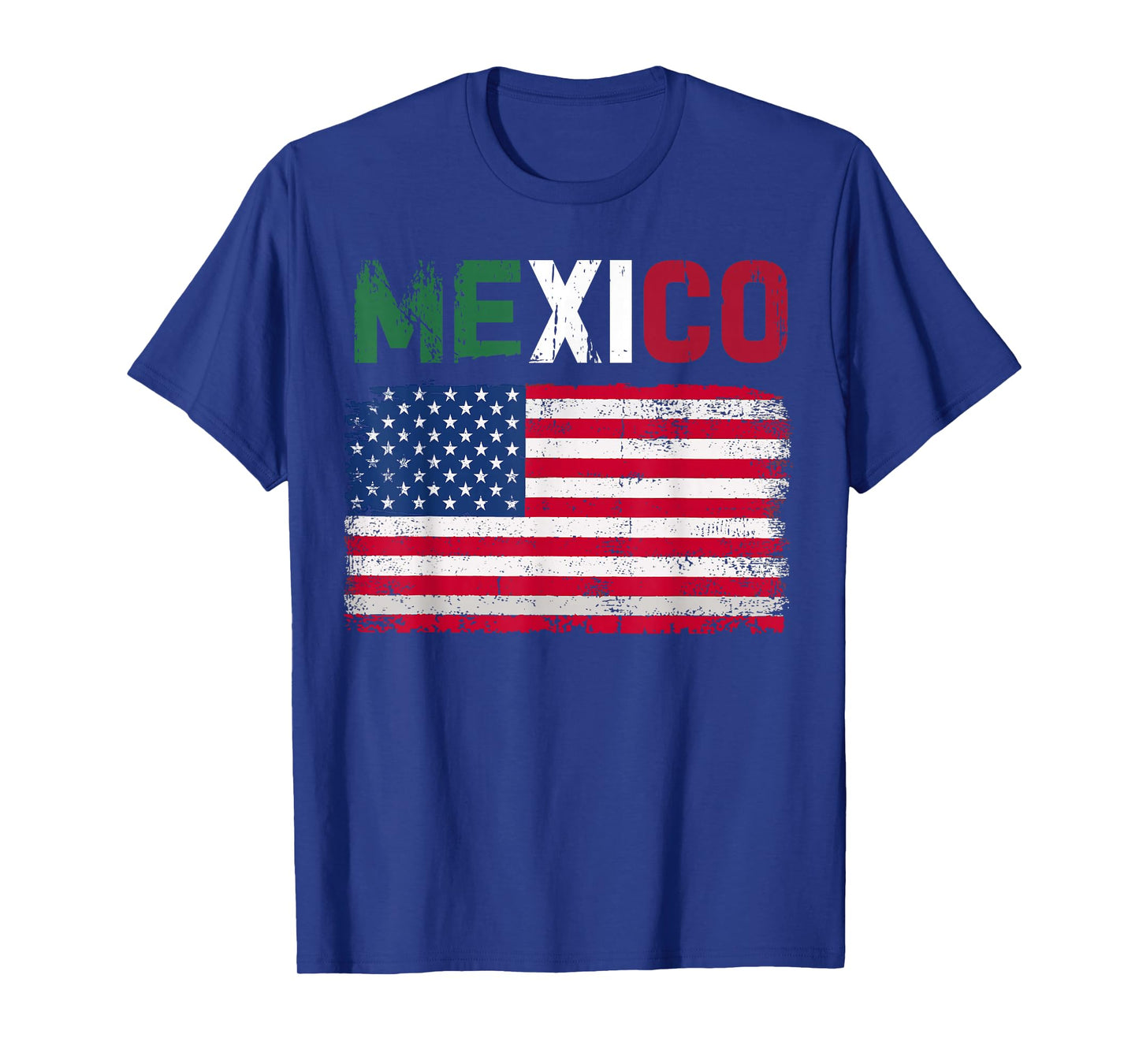Mexico Tshirt US Flag Patriot Mexican Flag American Flag T-Shirt