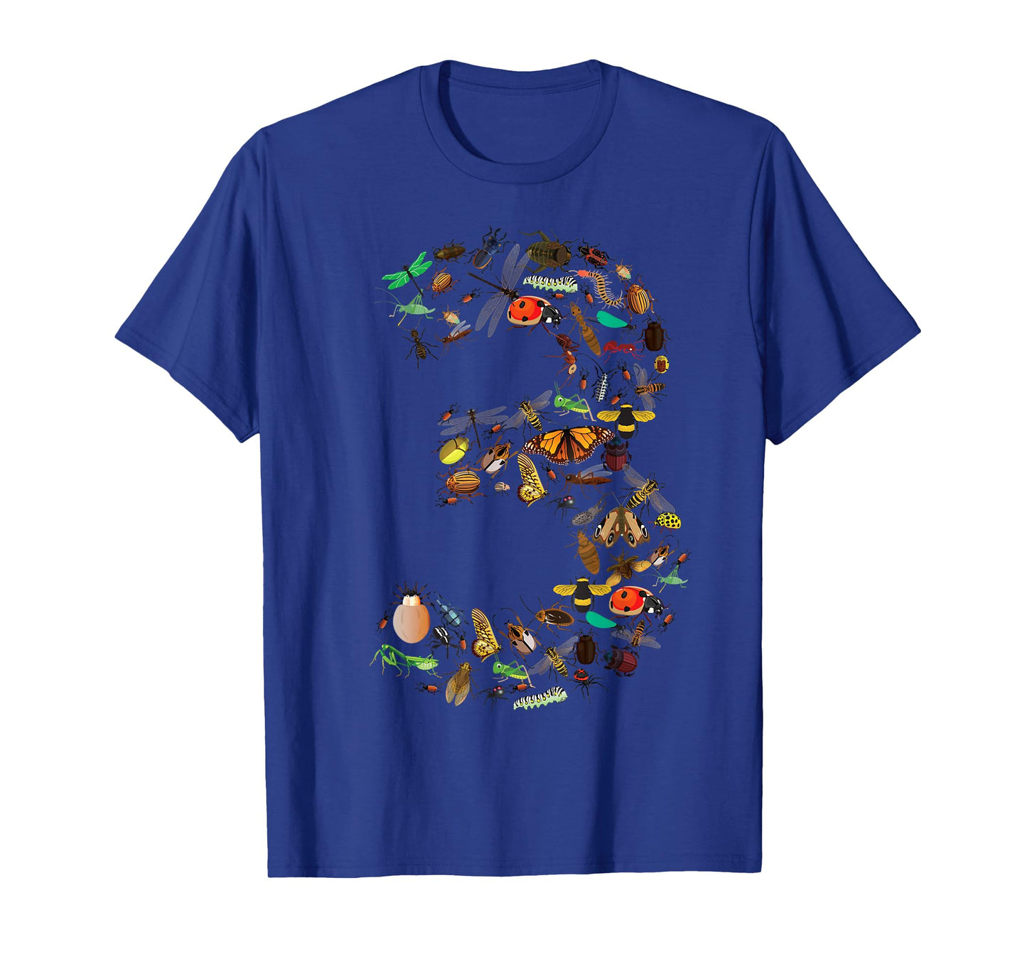 Funny Bugs 3rd Birthday Gift | Cute 3 Years Old Toddler Kid T-Shirt