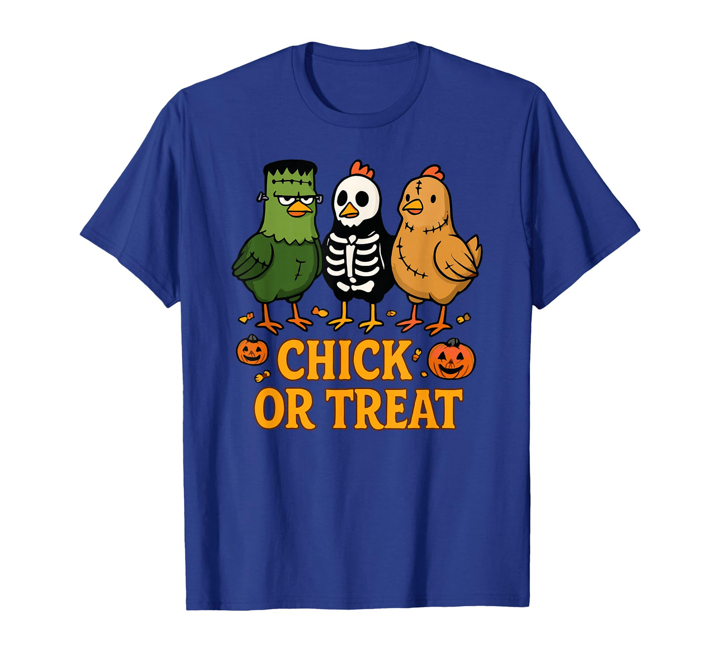 Chick or Treat Funny Chicken Halloween Costume T-Shirt