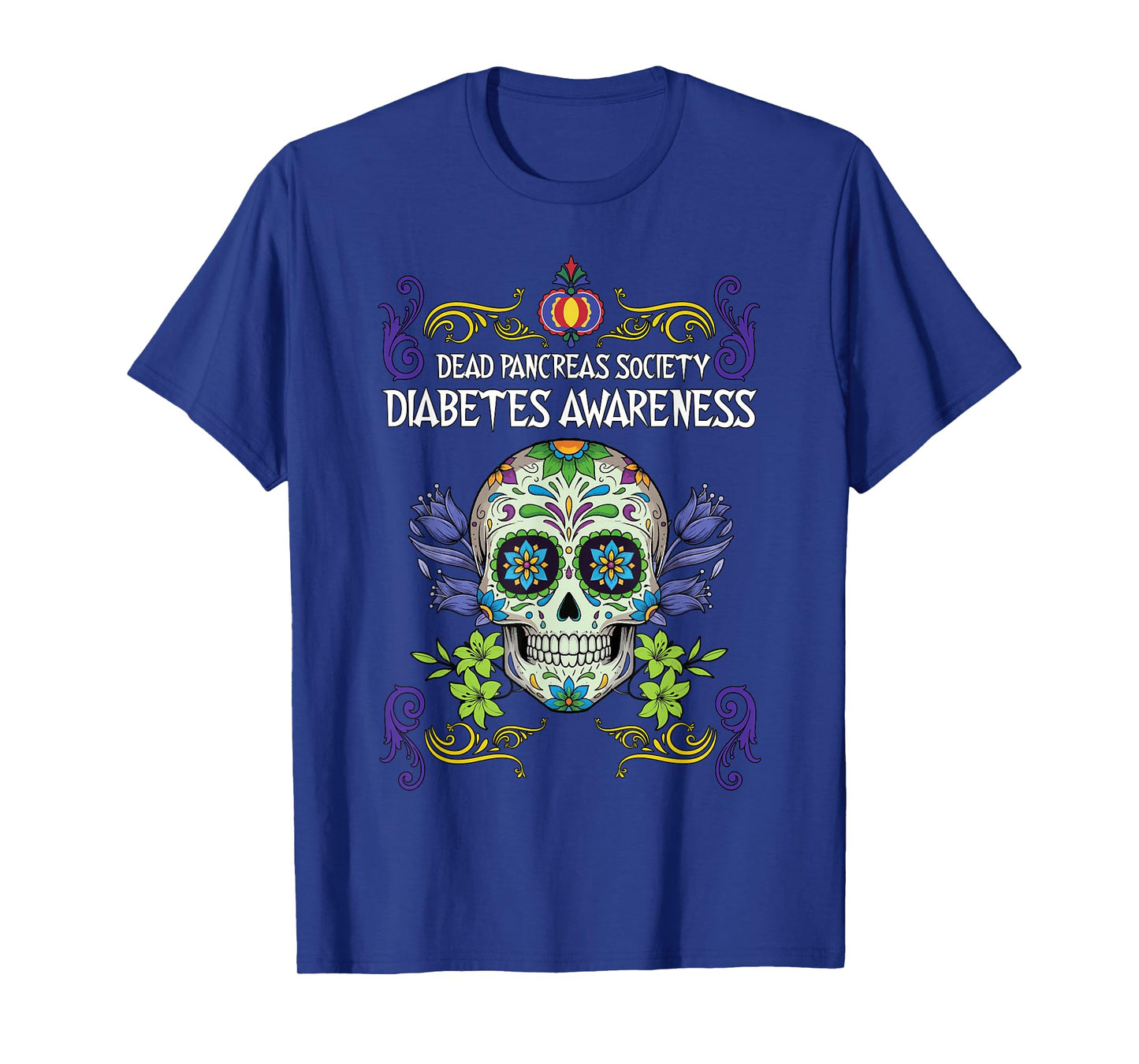 Dead Pancreas Society Diabetes Awareness Halloween T-Shirt