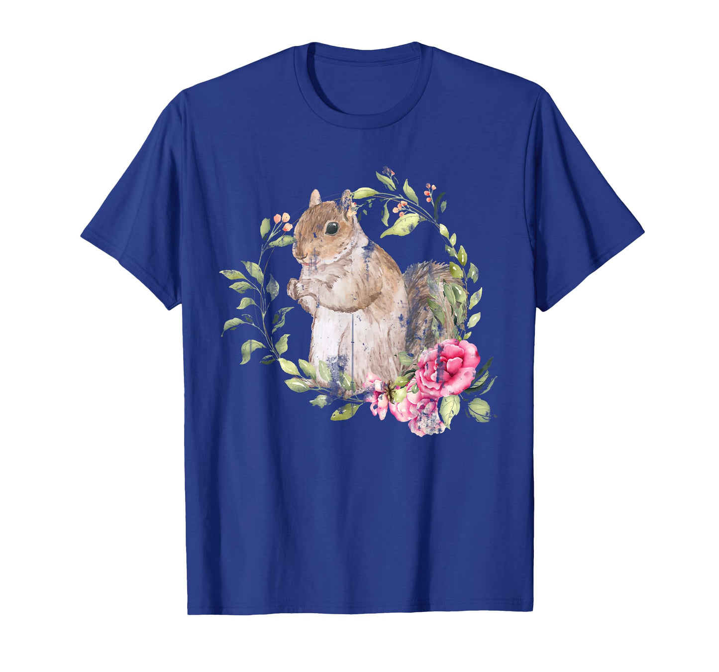 Flowers Squirrel T-Shirt