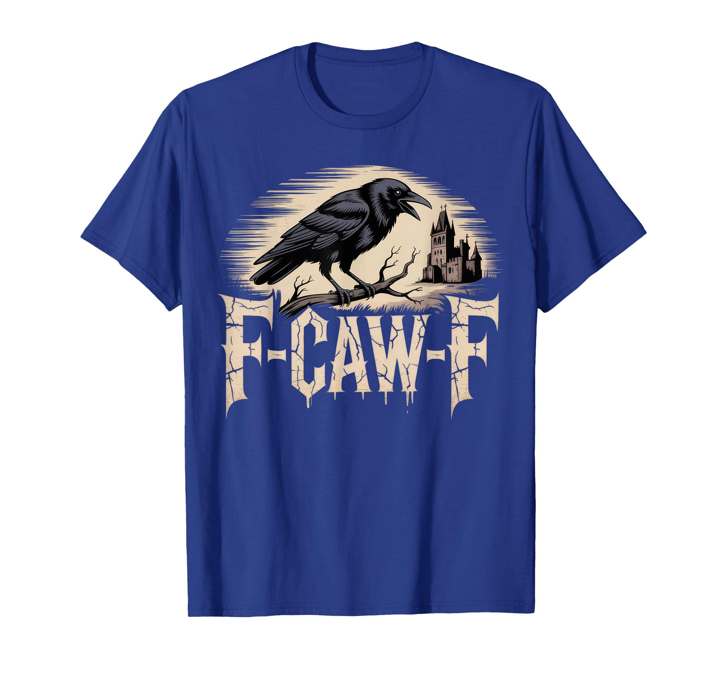 F Caw F Funny Meme Gothic Halloween T-Shirt