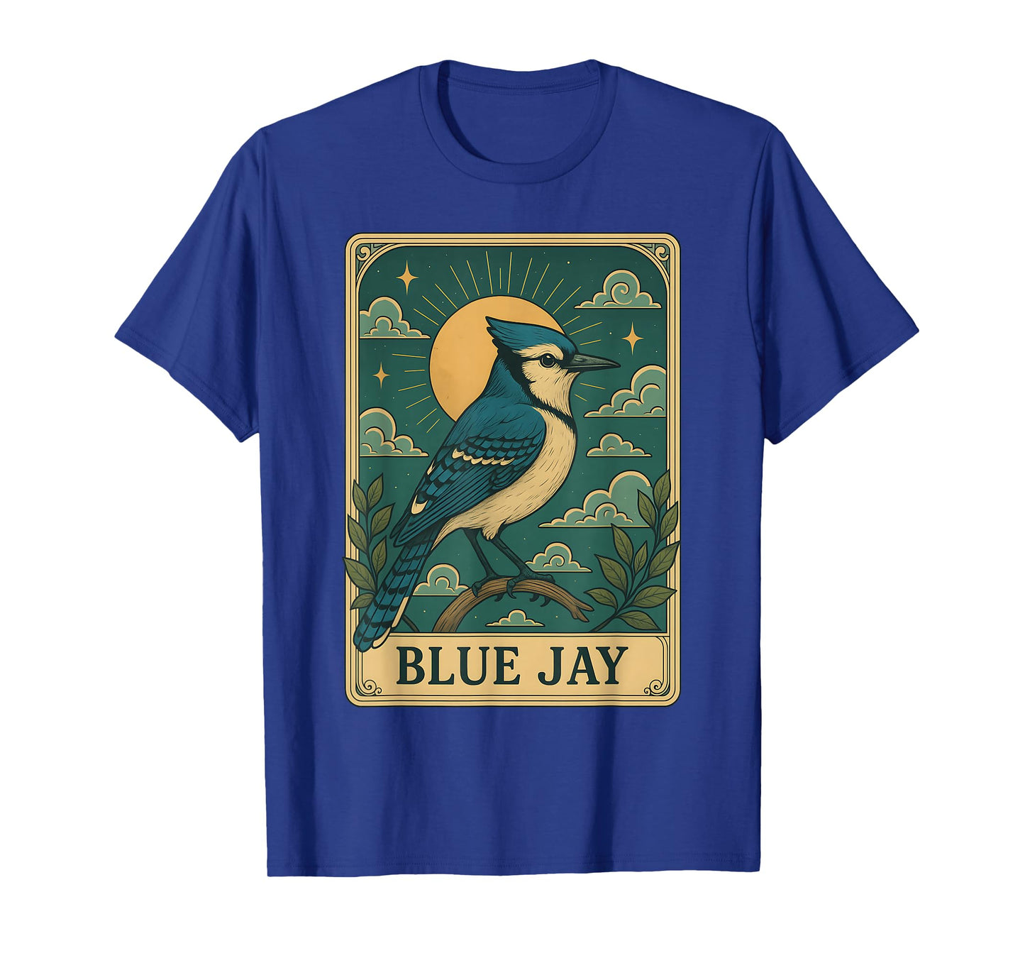 Blue Jay Tarot Card T-Shirt