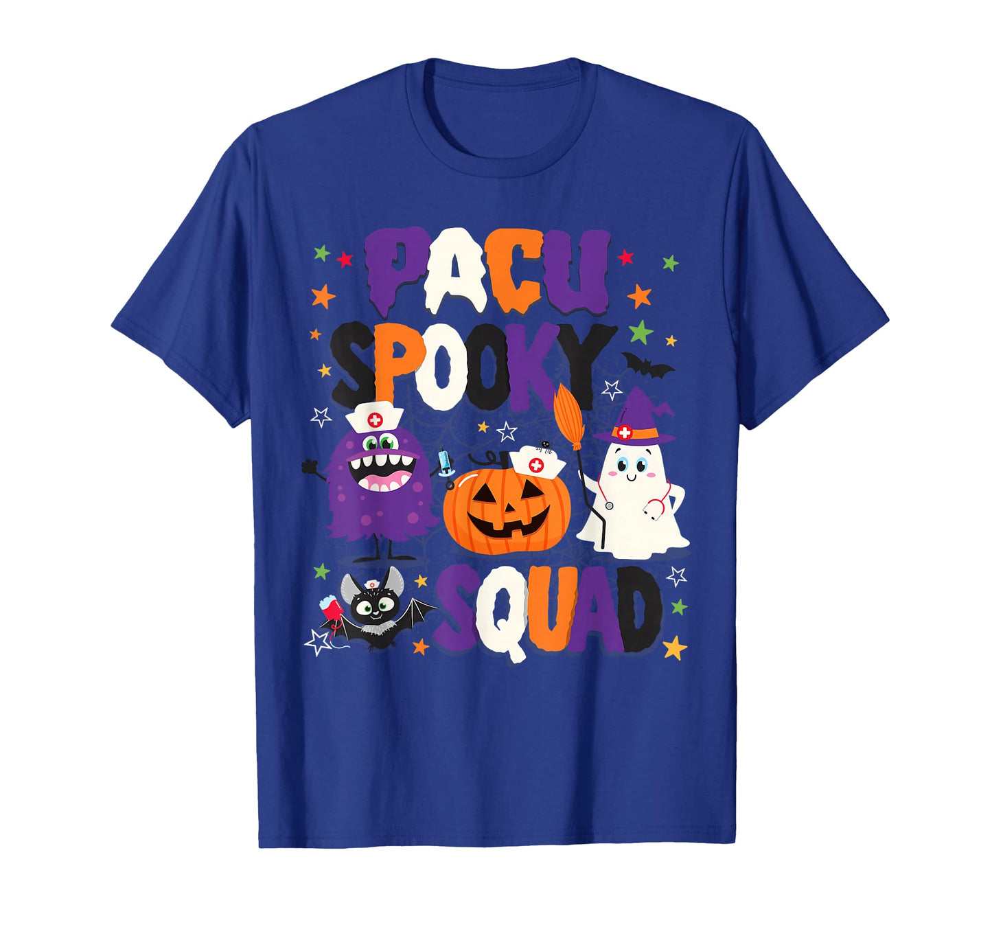 Pacu Halloween Shirt Spooky Pacu Squad Pacu Nurse T-Shirt
