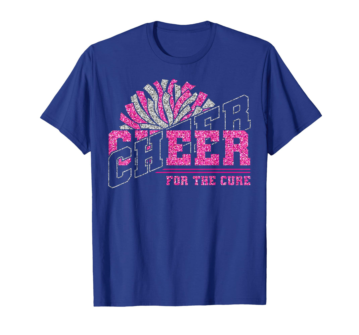 Cheer for The Cure Breast Cancer Awareness Cheer Mom Mama T-Shirt